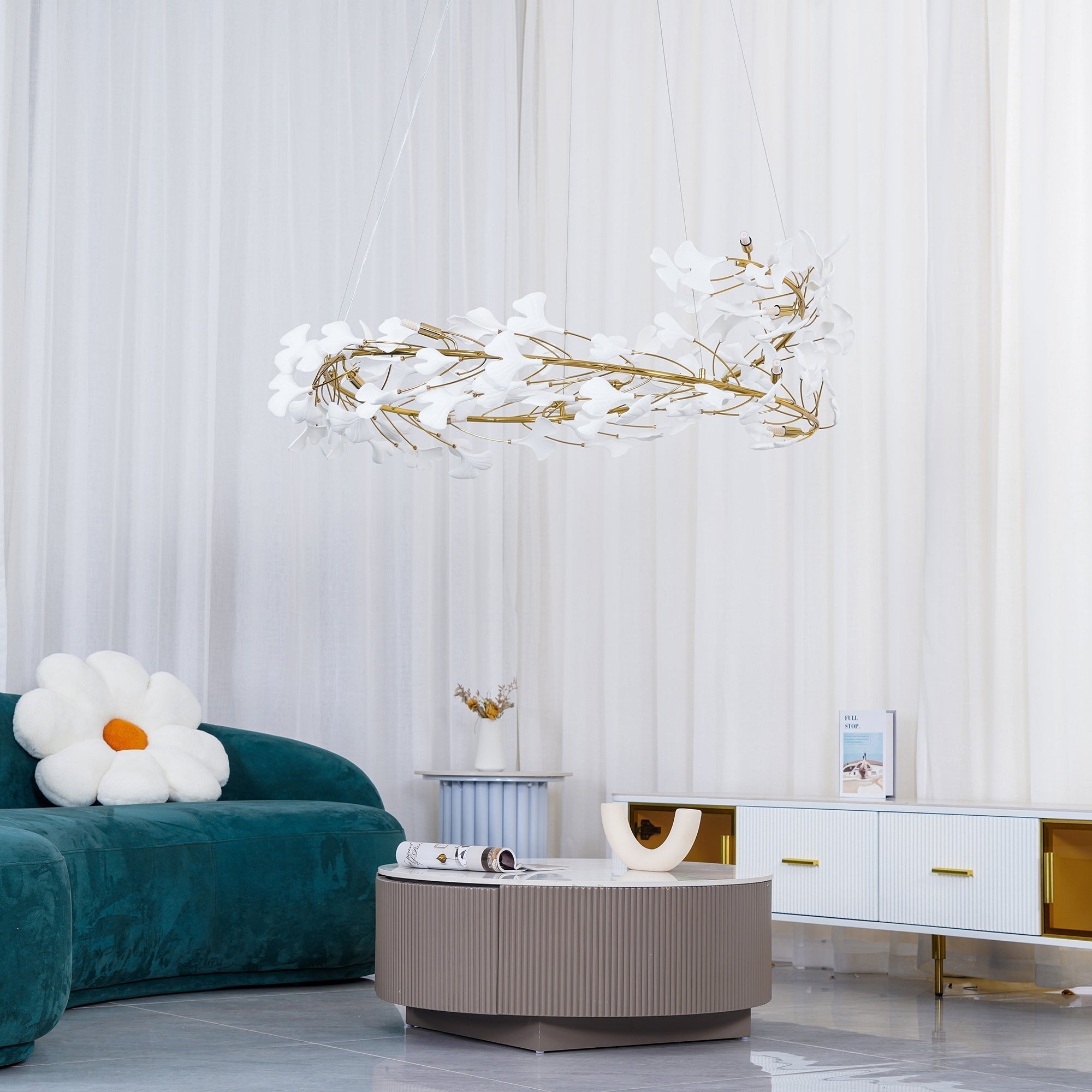 Gingko Chandelier U - Letslighting