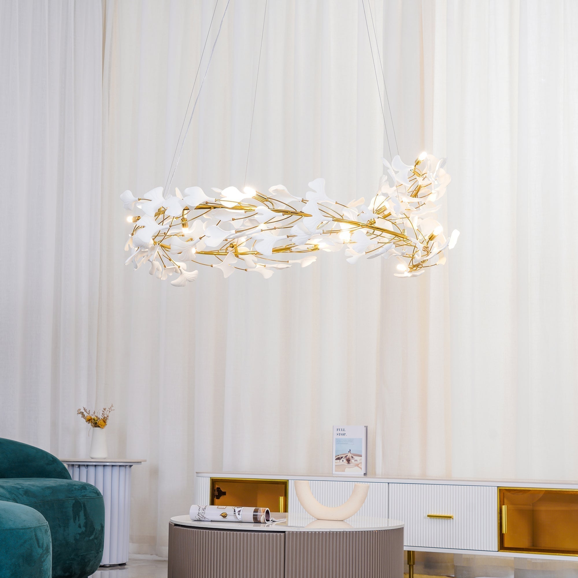 Gingko Chandelier U - Letslighting