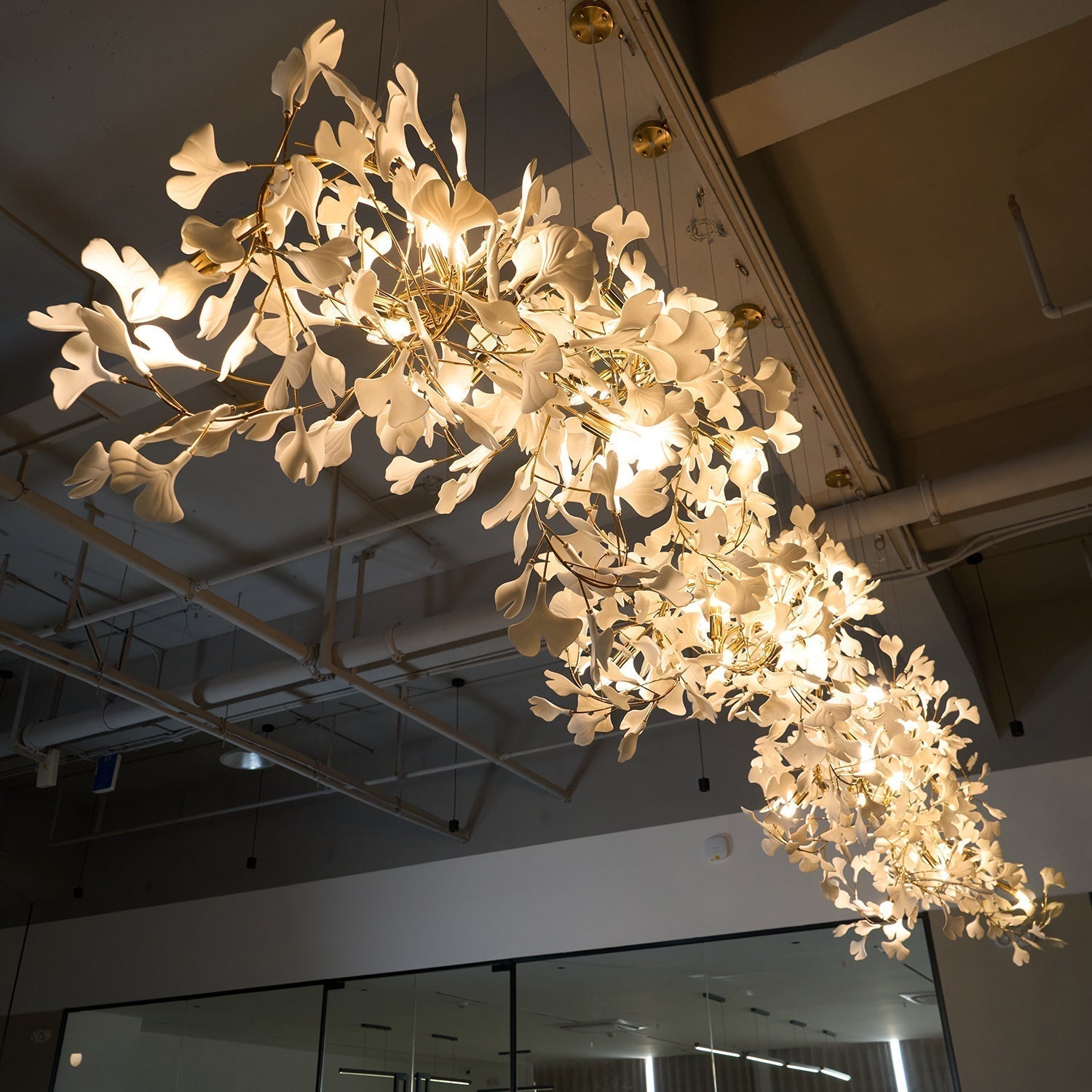 Elysia Floral Canopy Chandelier - Letslighting