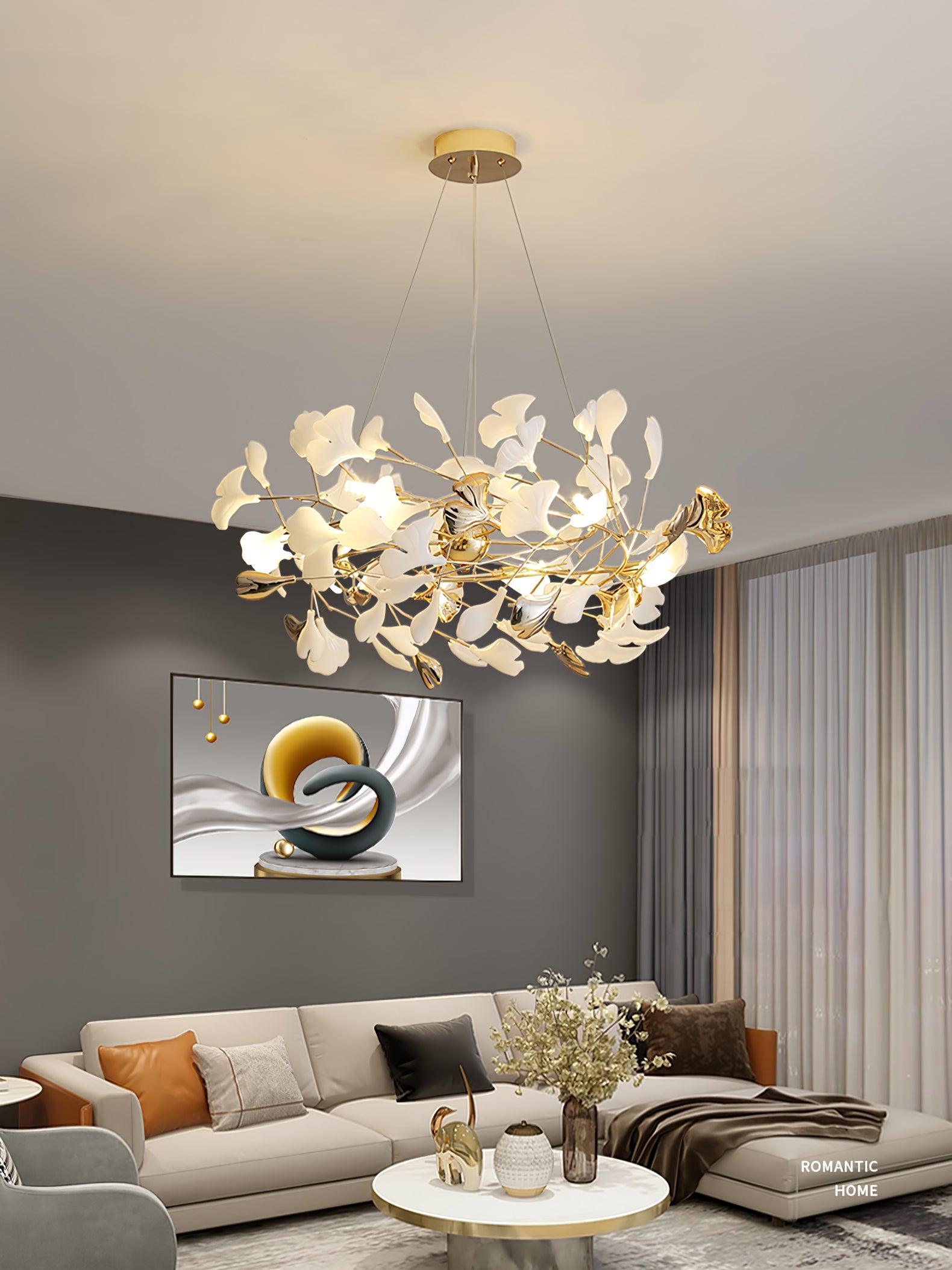 Gingko Chandelier H - Letslighting