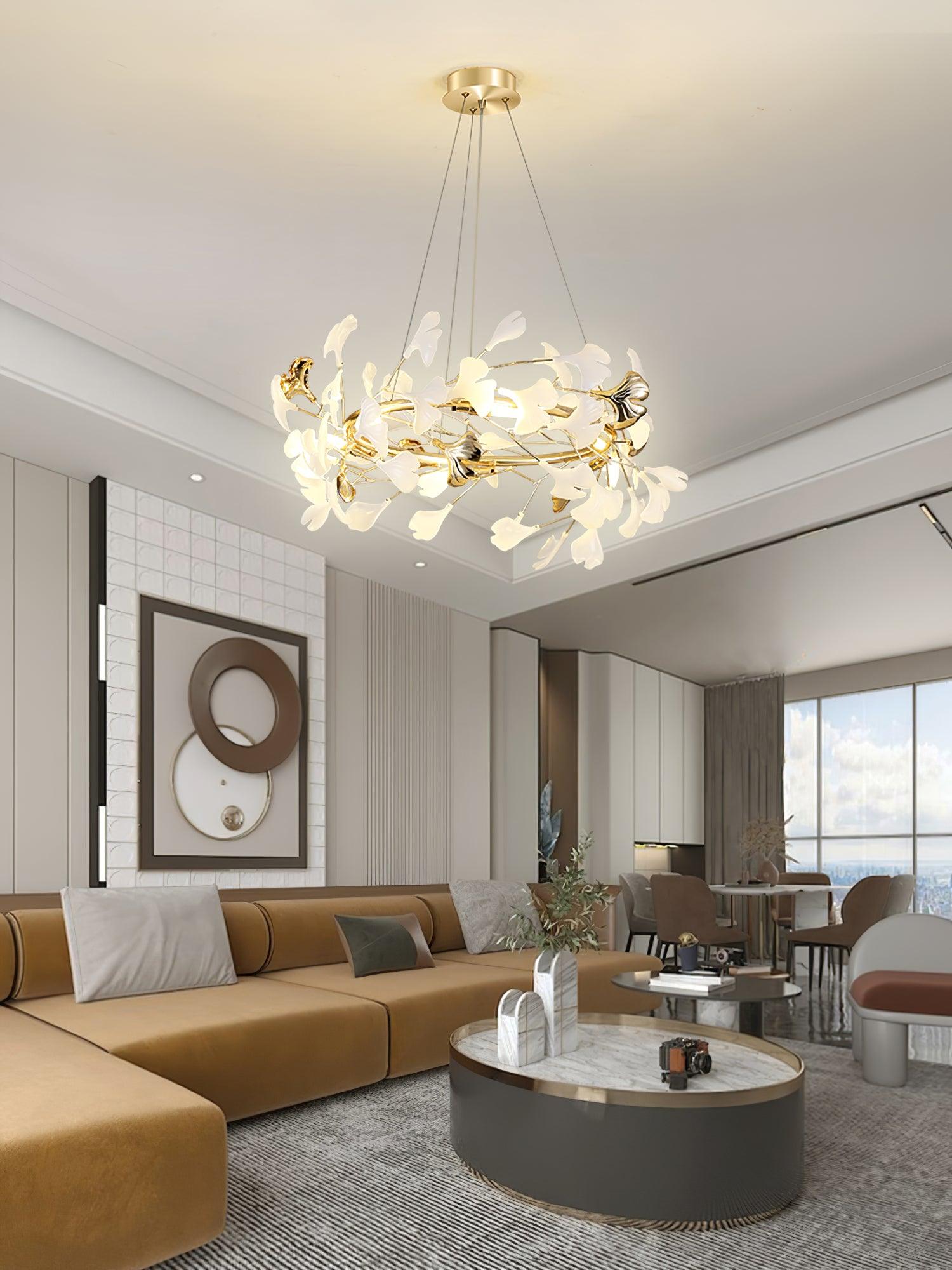 Gingko Chandelier U - Letslighting