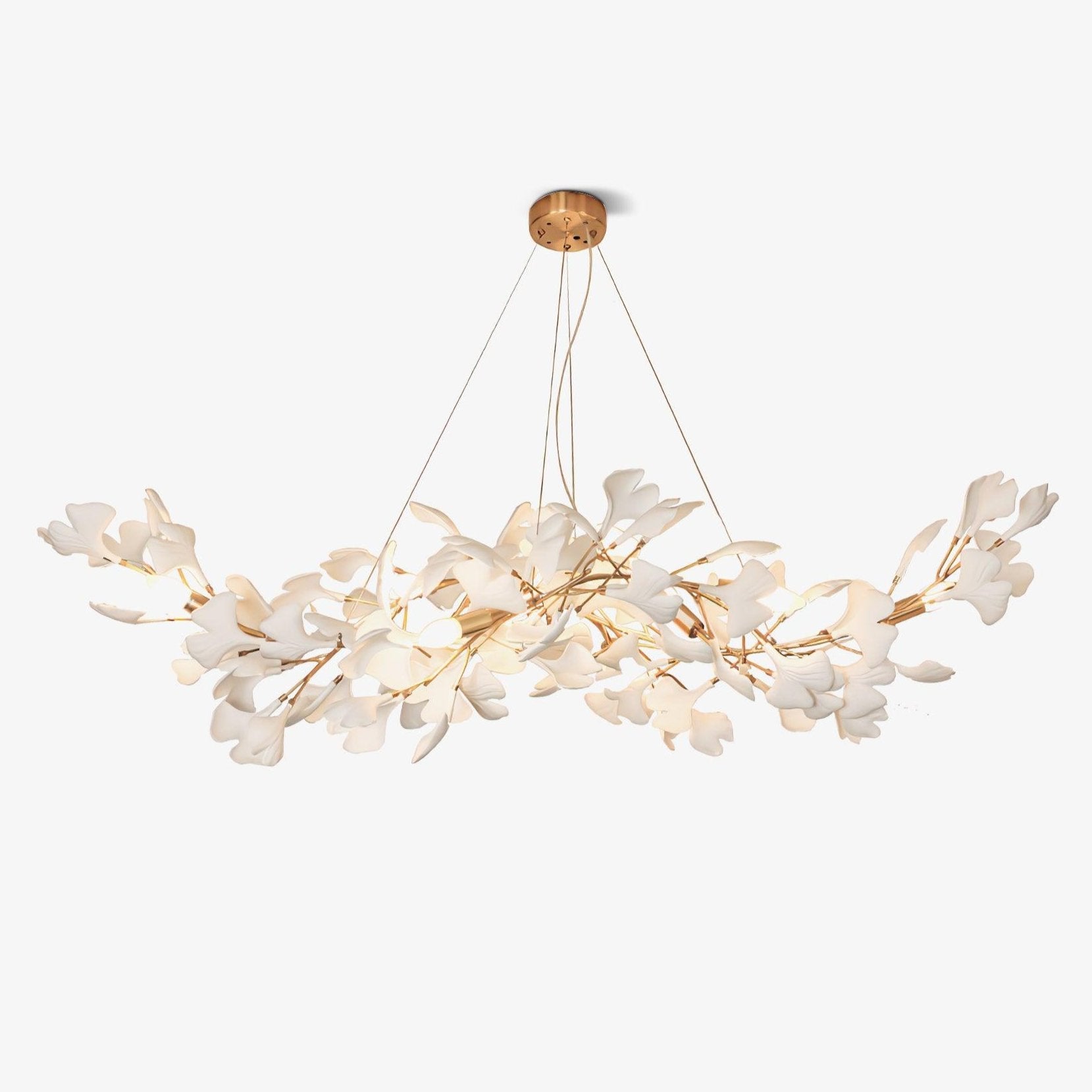 Vashayra Floral Capiz Shell Chandelier - Letslighting