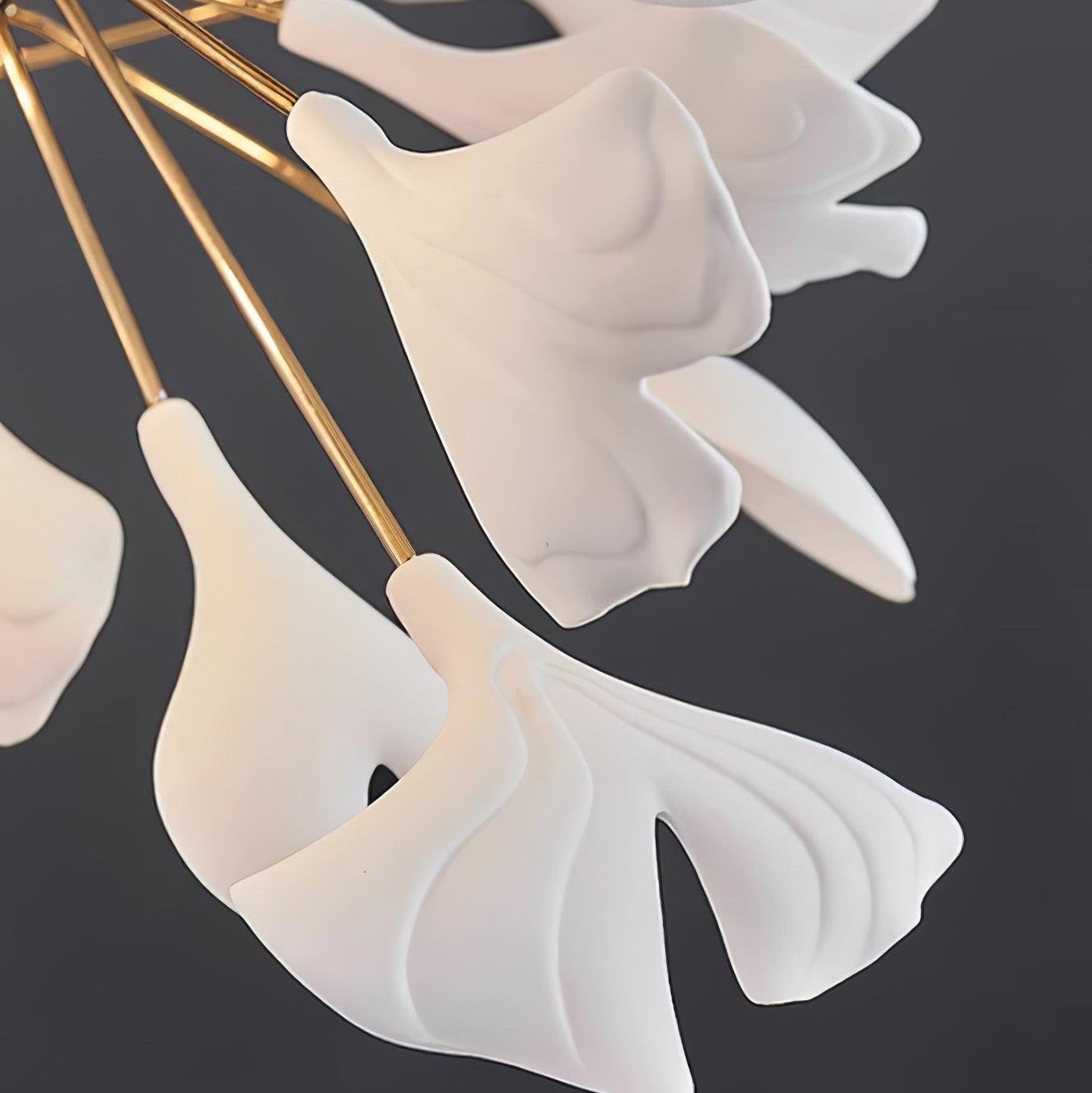 Elorus Double Layer Combination Gingko Chandelier - Letslighting