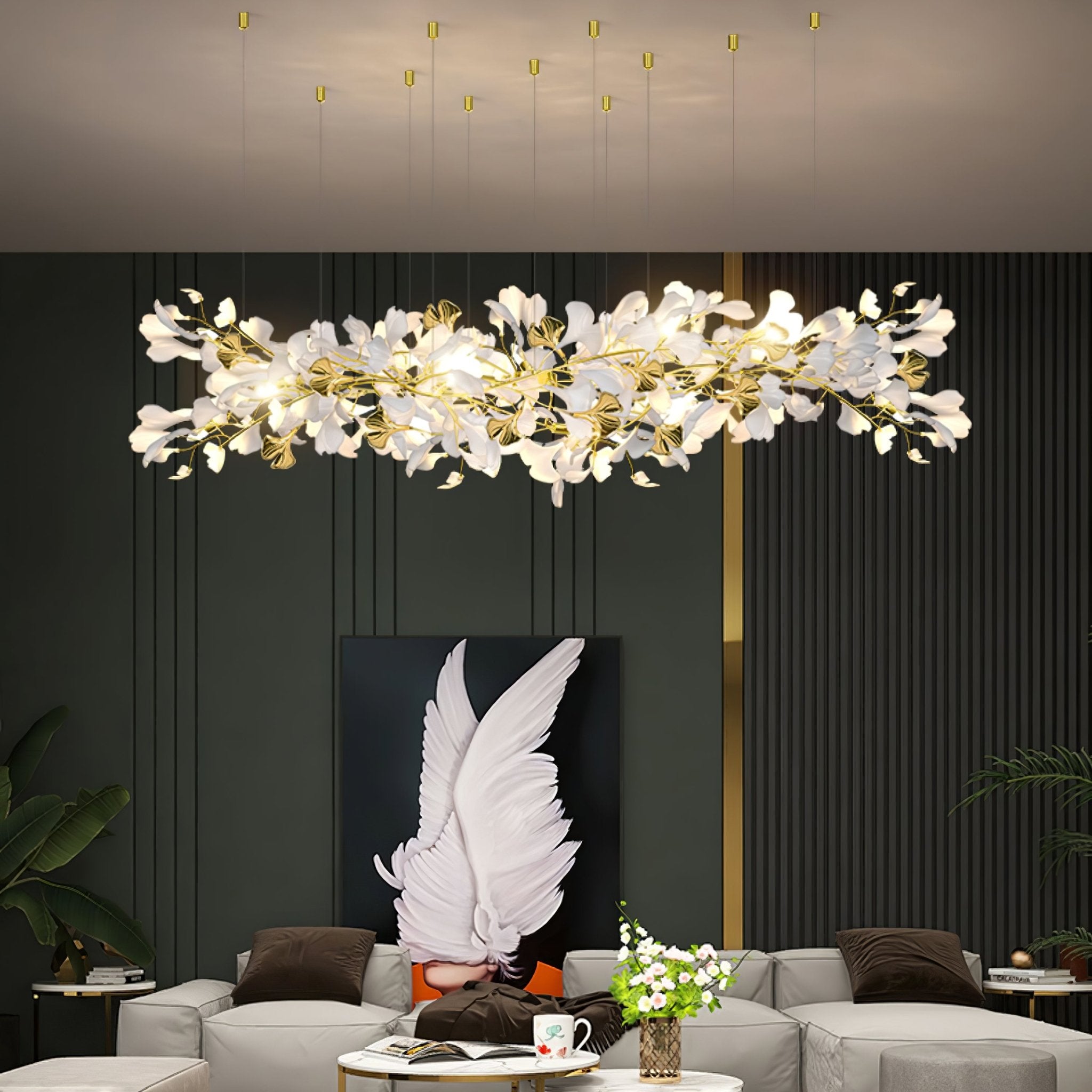 Ilvyniel Gingko Chandelier - Letslighting