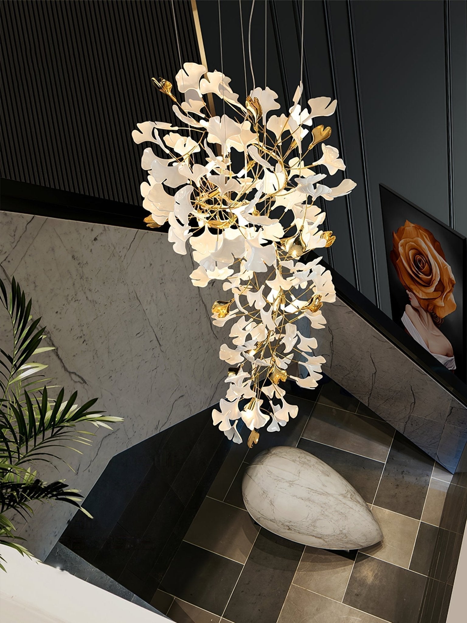 Ilvyniel Gingko Chandelier - Letslighting