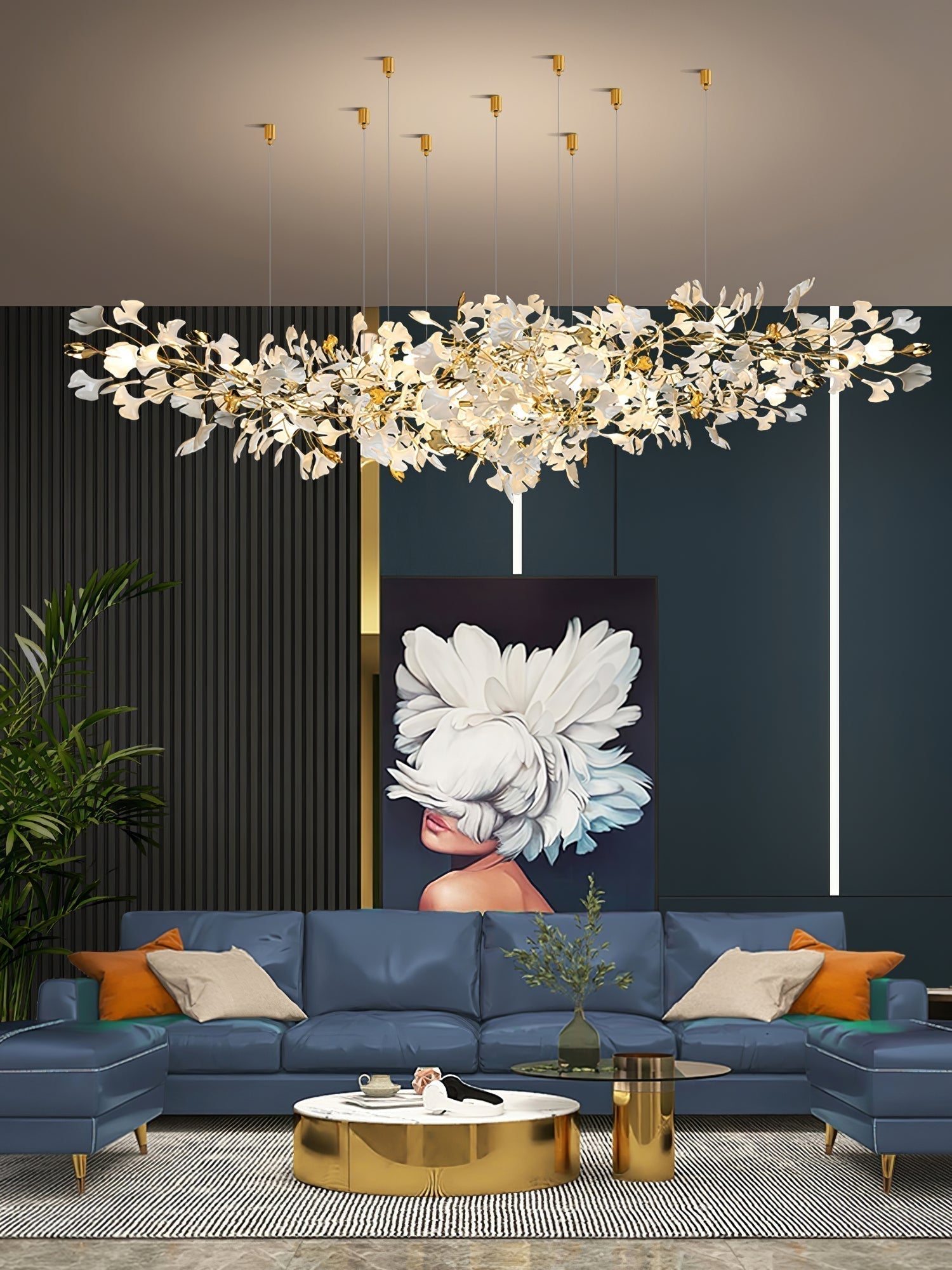 Ilvyniel Gingko Chandelier - Letslighting