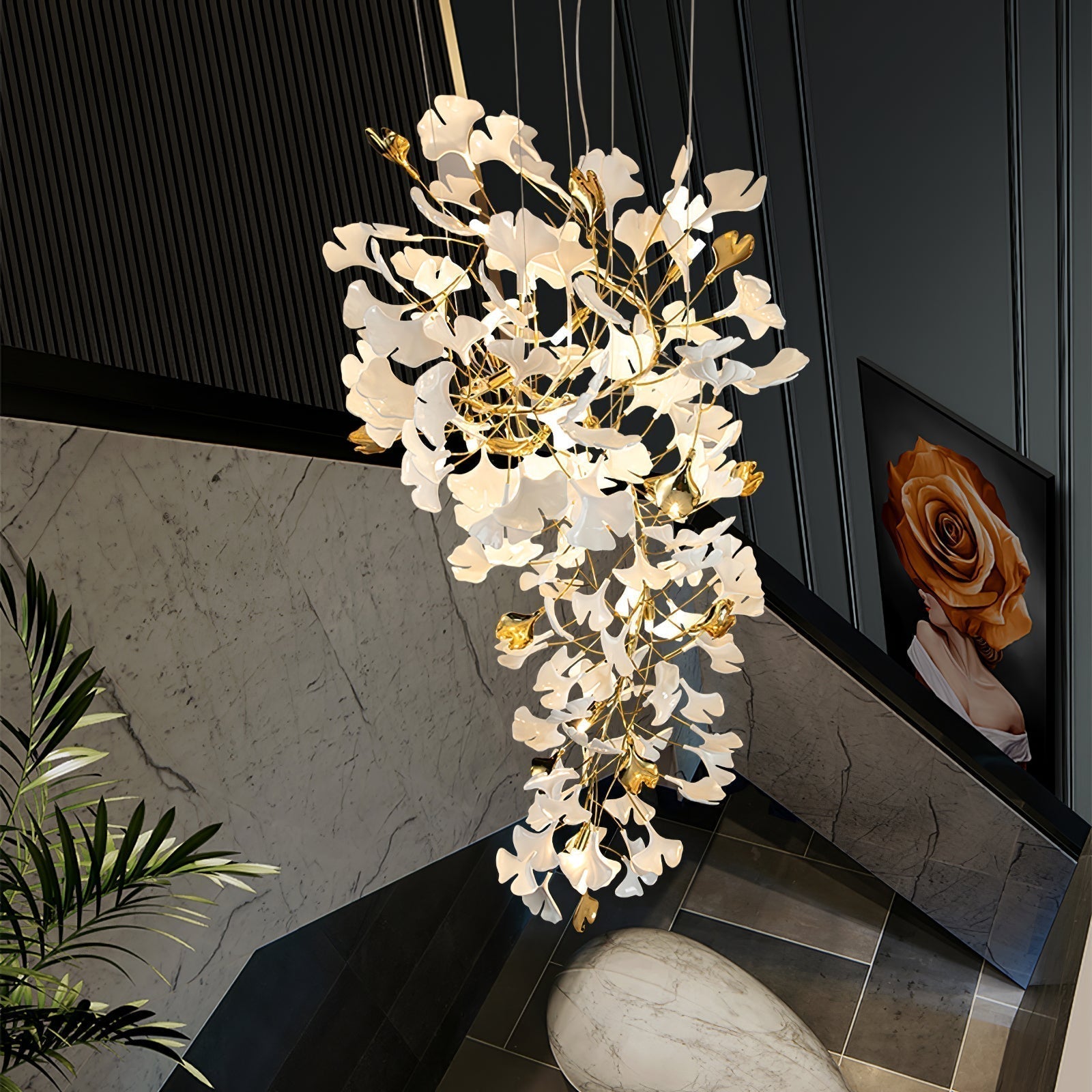 Ilvyniel Gingko Chandelier - Letslighting