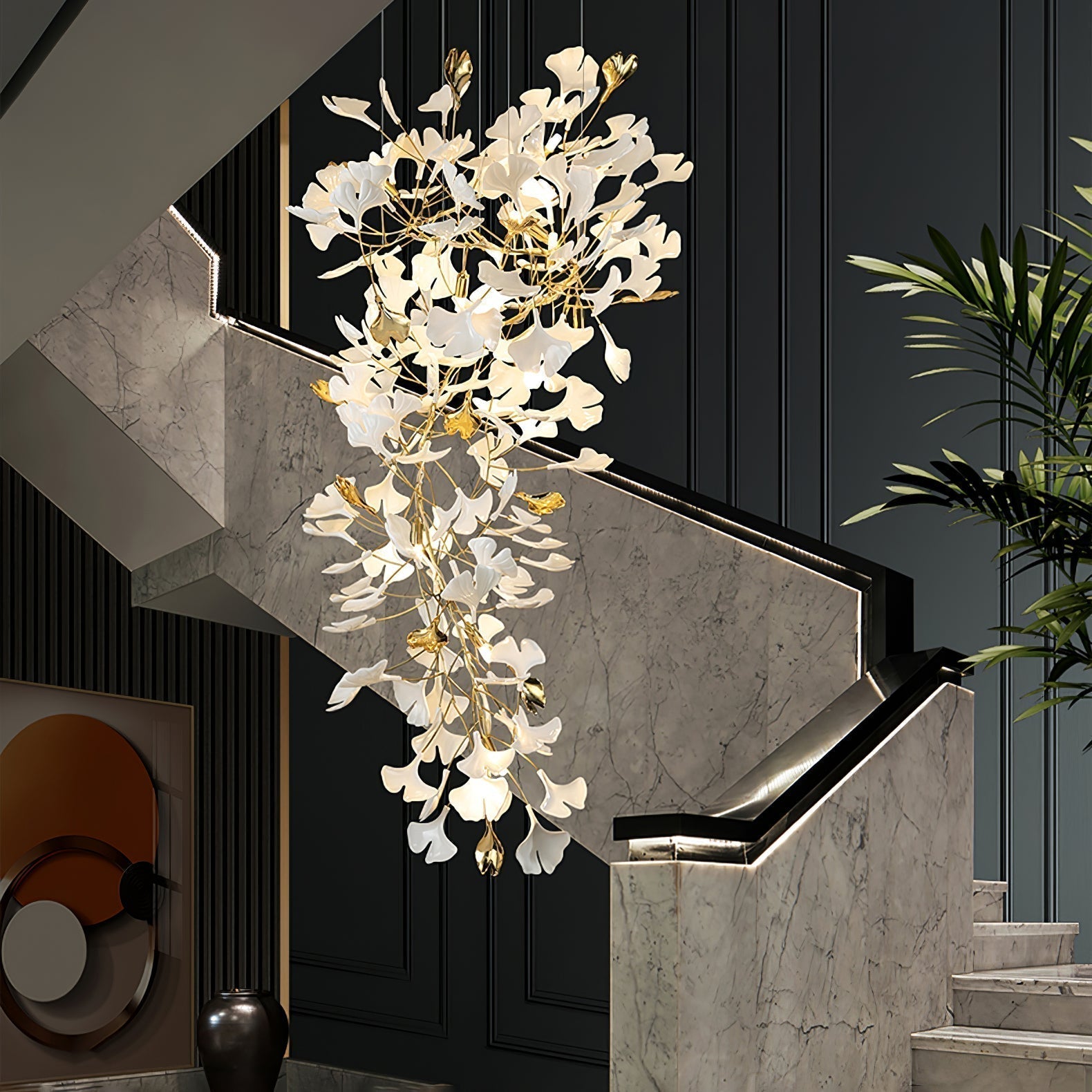 Ilvyniel Gingko Chandelier - Letslighting