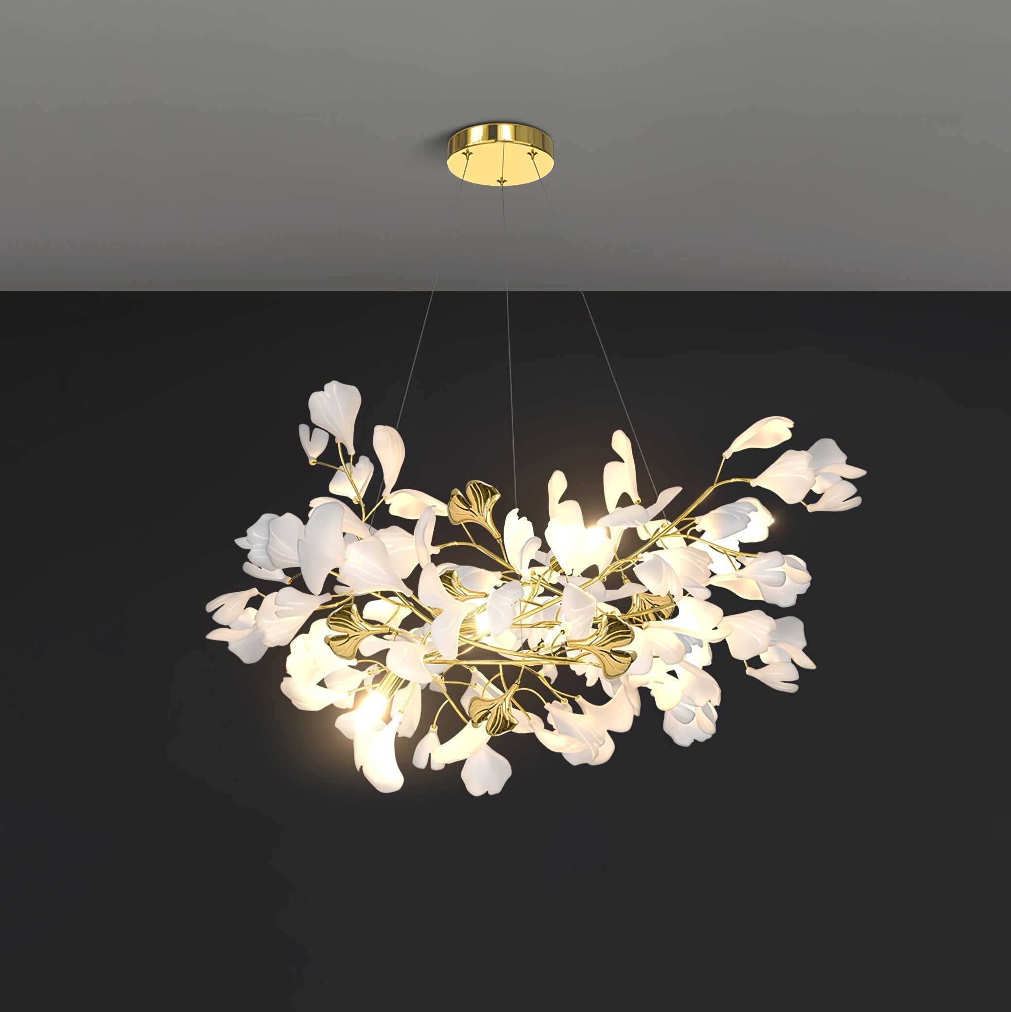 Ilvyniel Gingko Chandelier - Letslighting