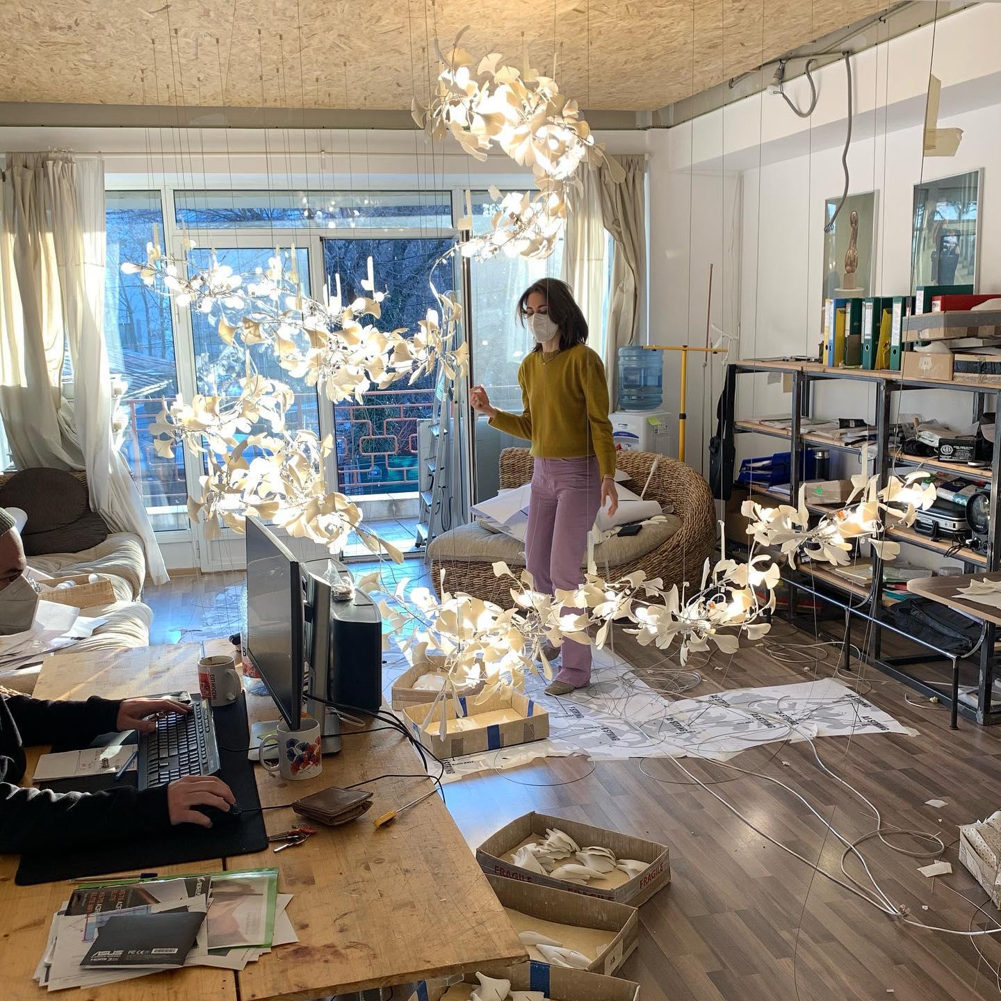 Elysia Floral Canopy Chandelier - Letslighting