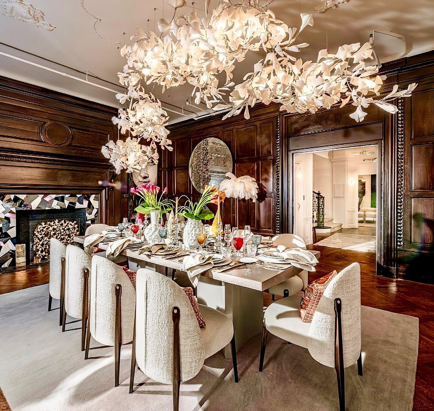 Elysia Floral Canopy Chandelier - Letslighting