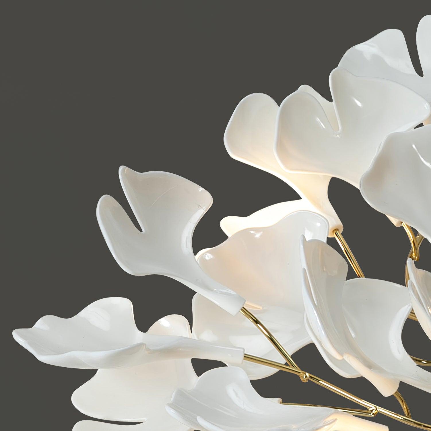 Olivia Lámpara de techo de cerámica Ginkgo