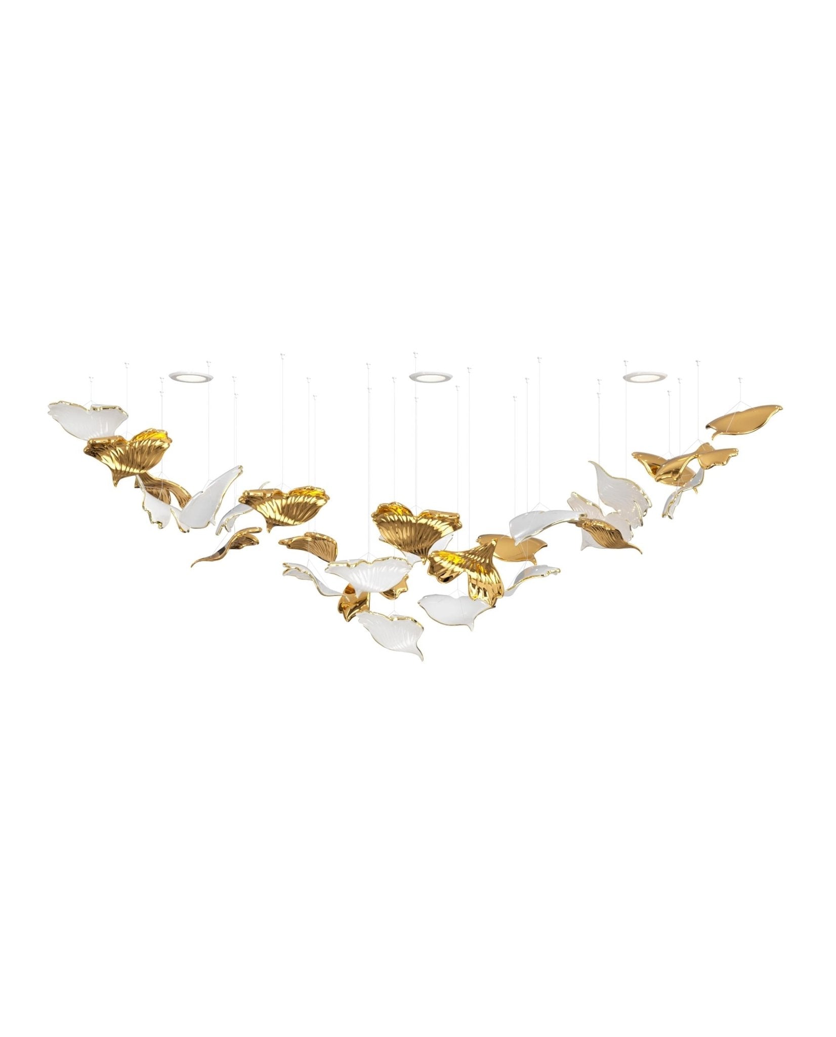 Ucareth Metal Leaf Pendant Light - Letslighting