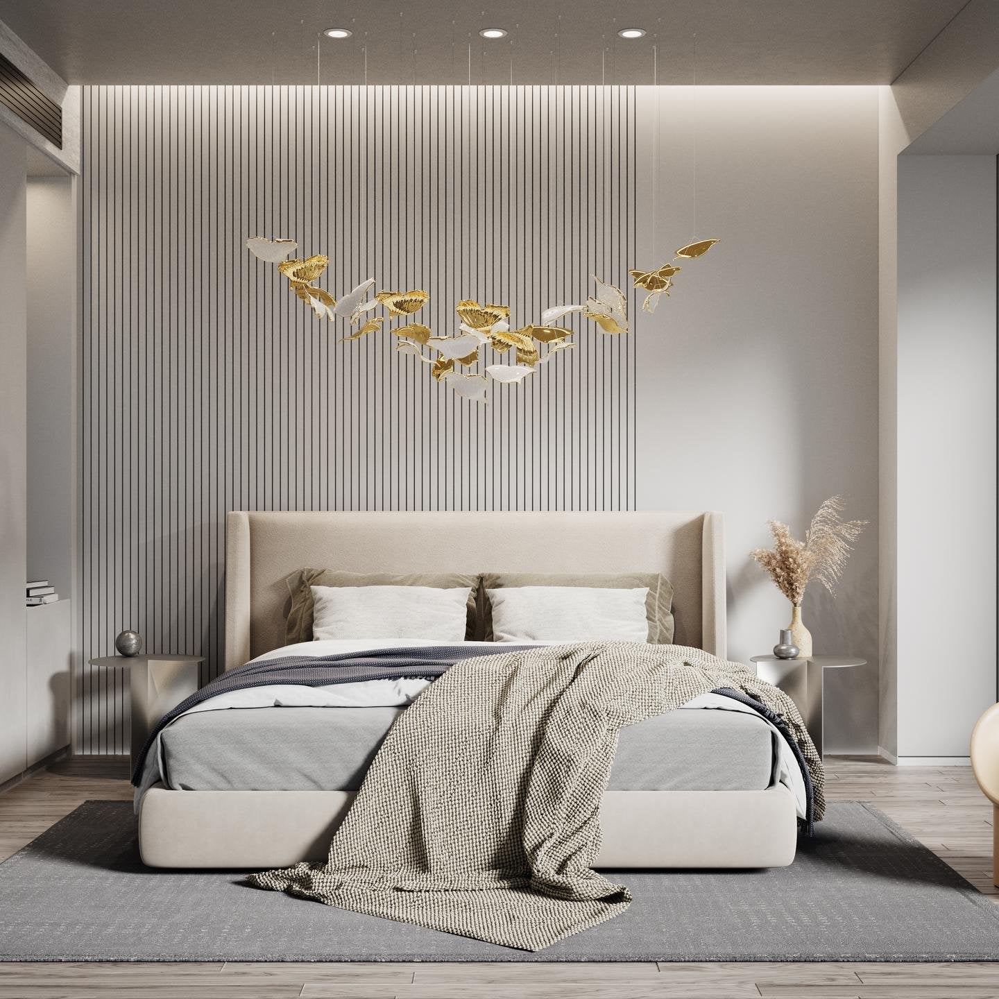 Ucareth Metal Leaf Pendant Light - Letslighting