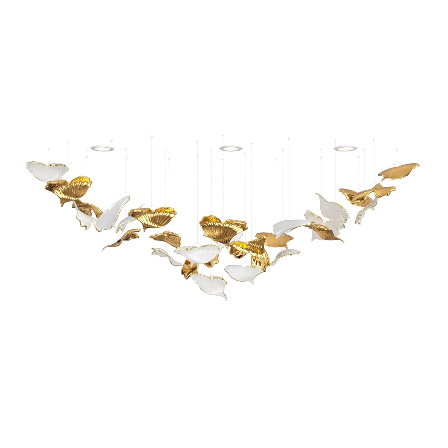 Ucareth Metal Leaf Pendant Light - Letslighting