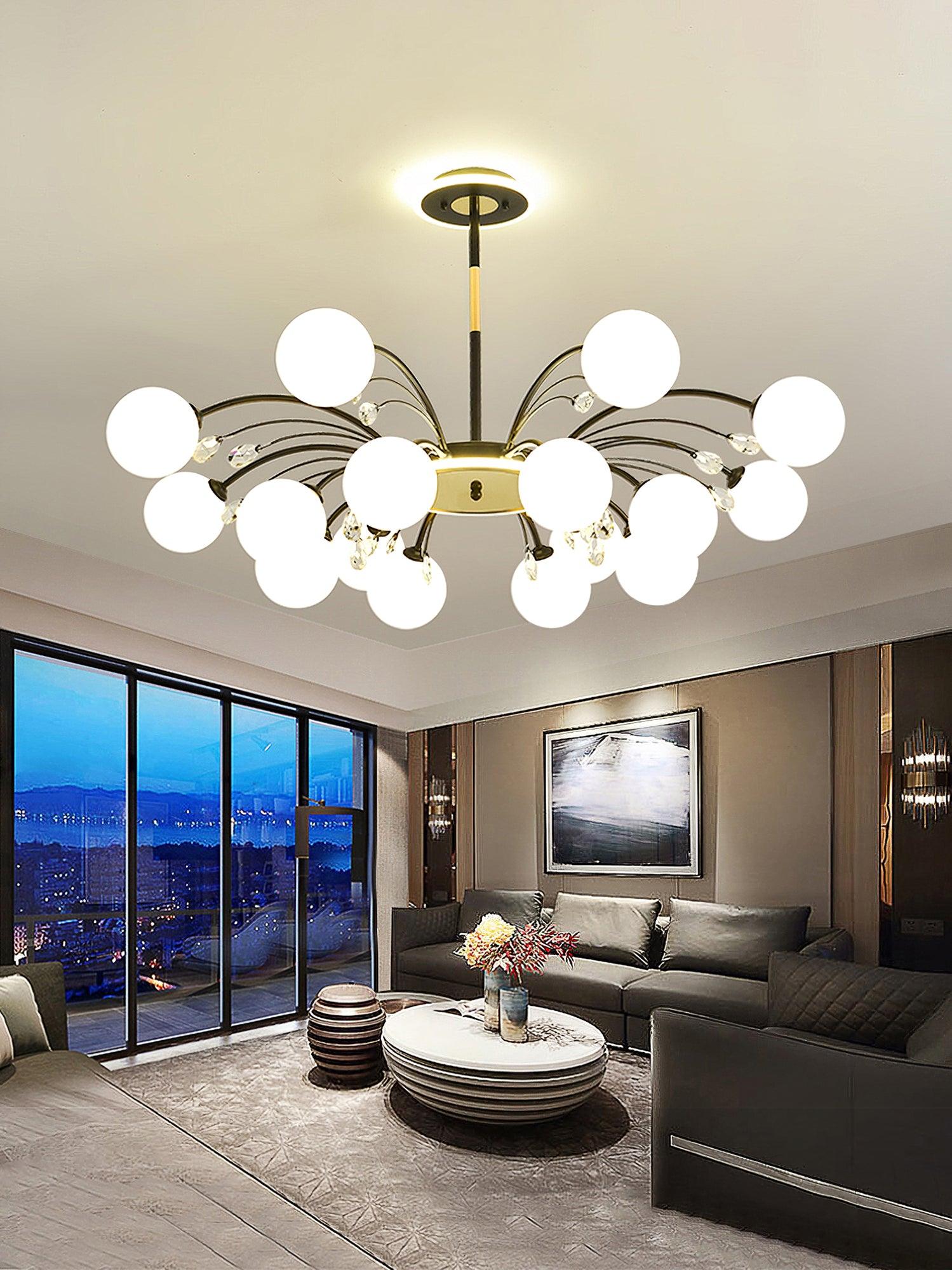 Glamorous Glass Raindrop Chandeliers - Letslighting