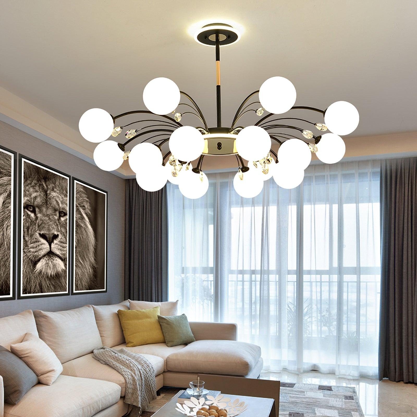 Glamorous Glass Raindrop Chandeliers - Letslighting
