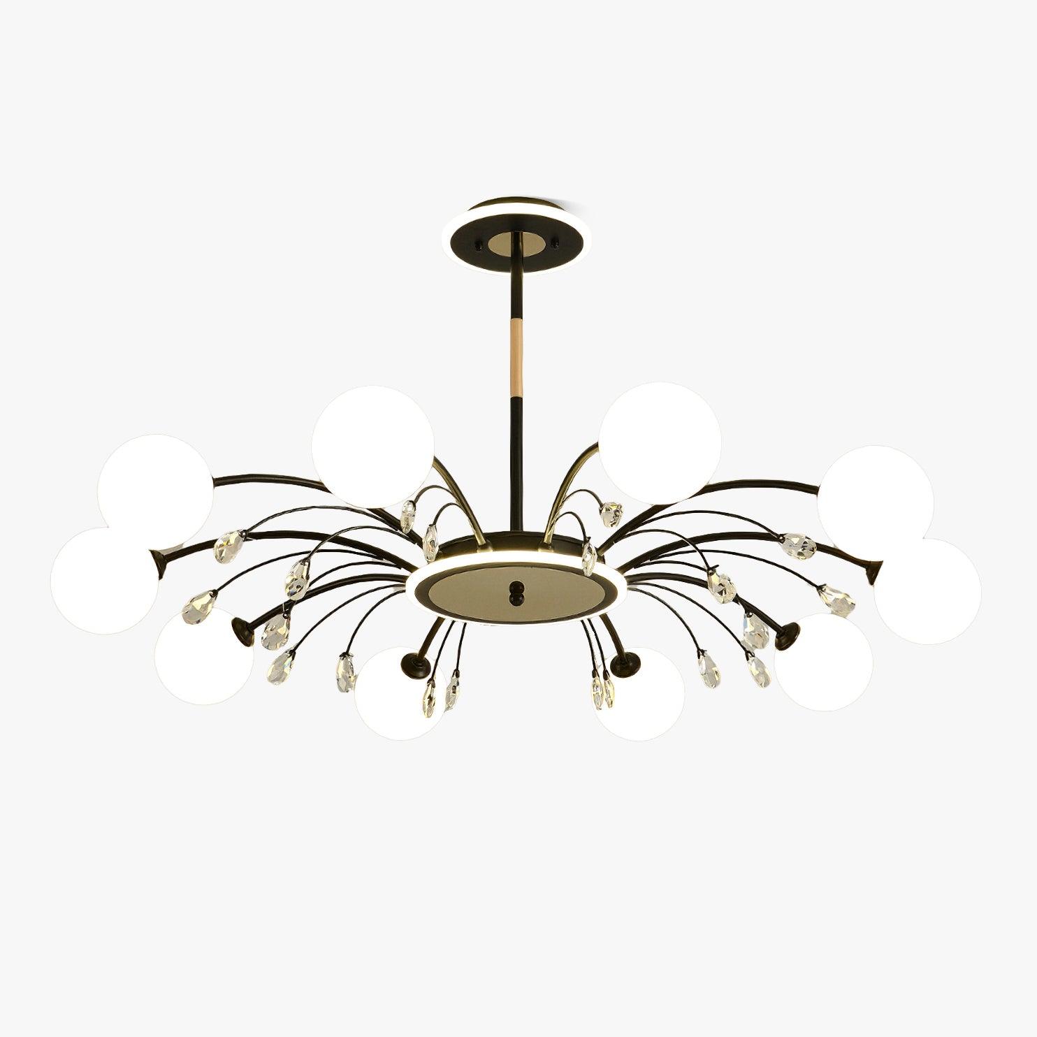 Glamorous Glass Raindrop Chandeliers - Letslighting