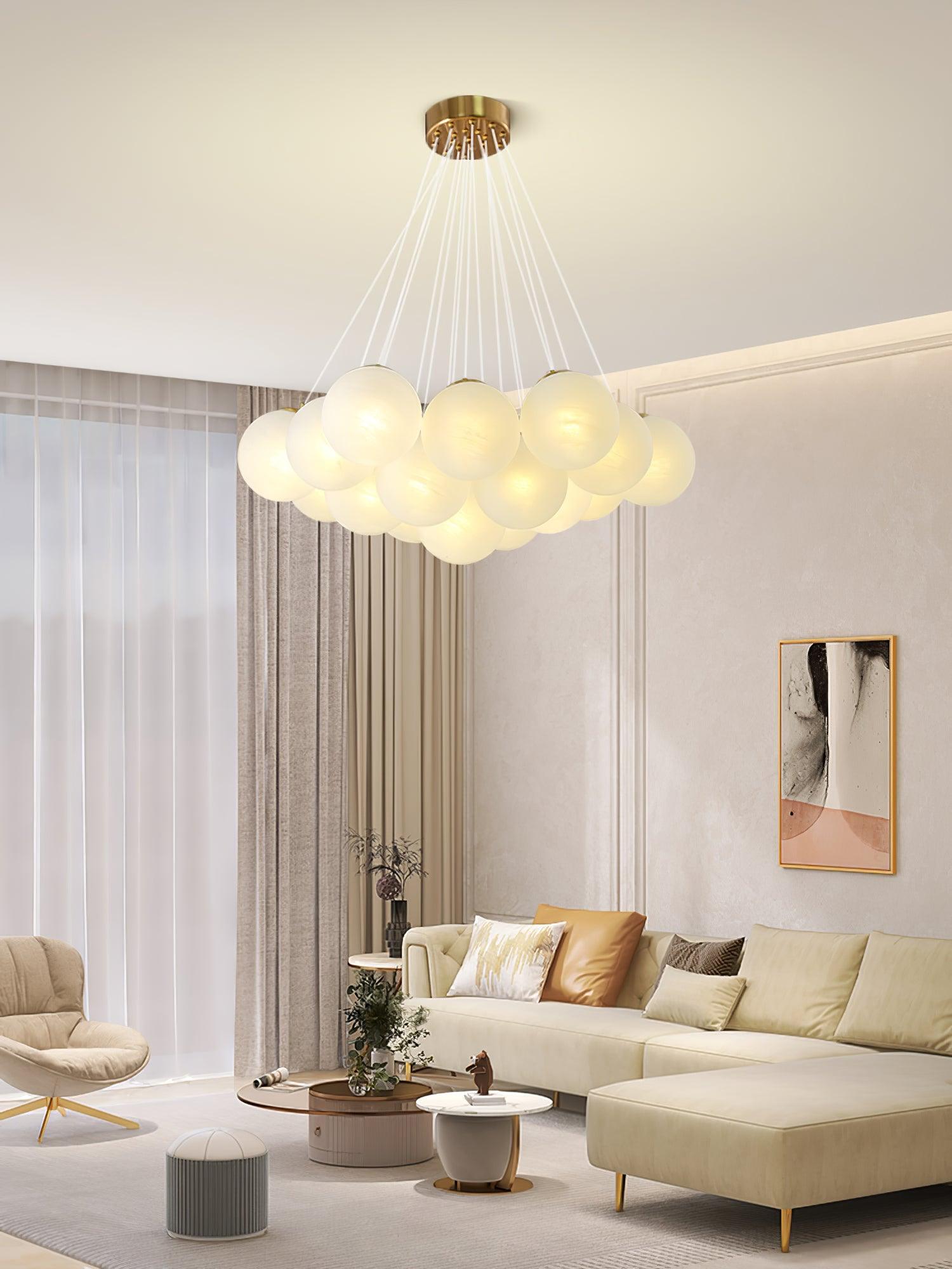 Glass Cluster Chandelier - Letslighting