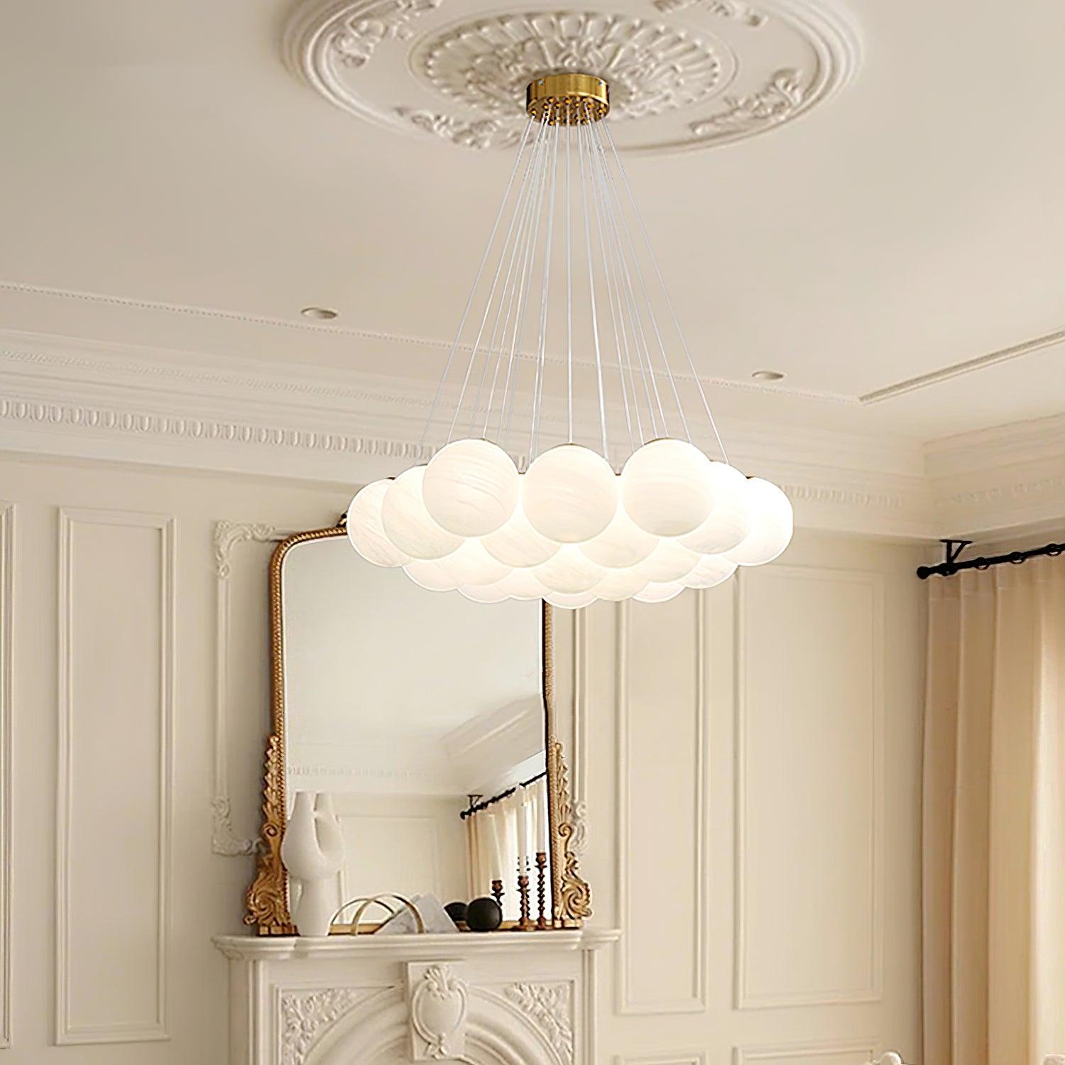 Glass Cluster Chandelier - Letslighting