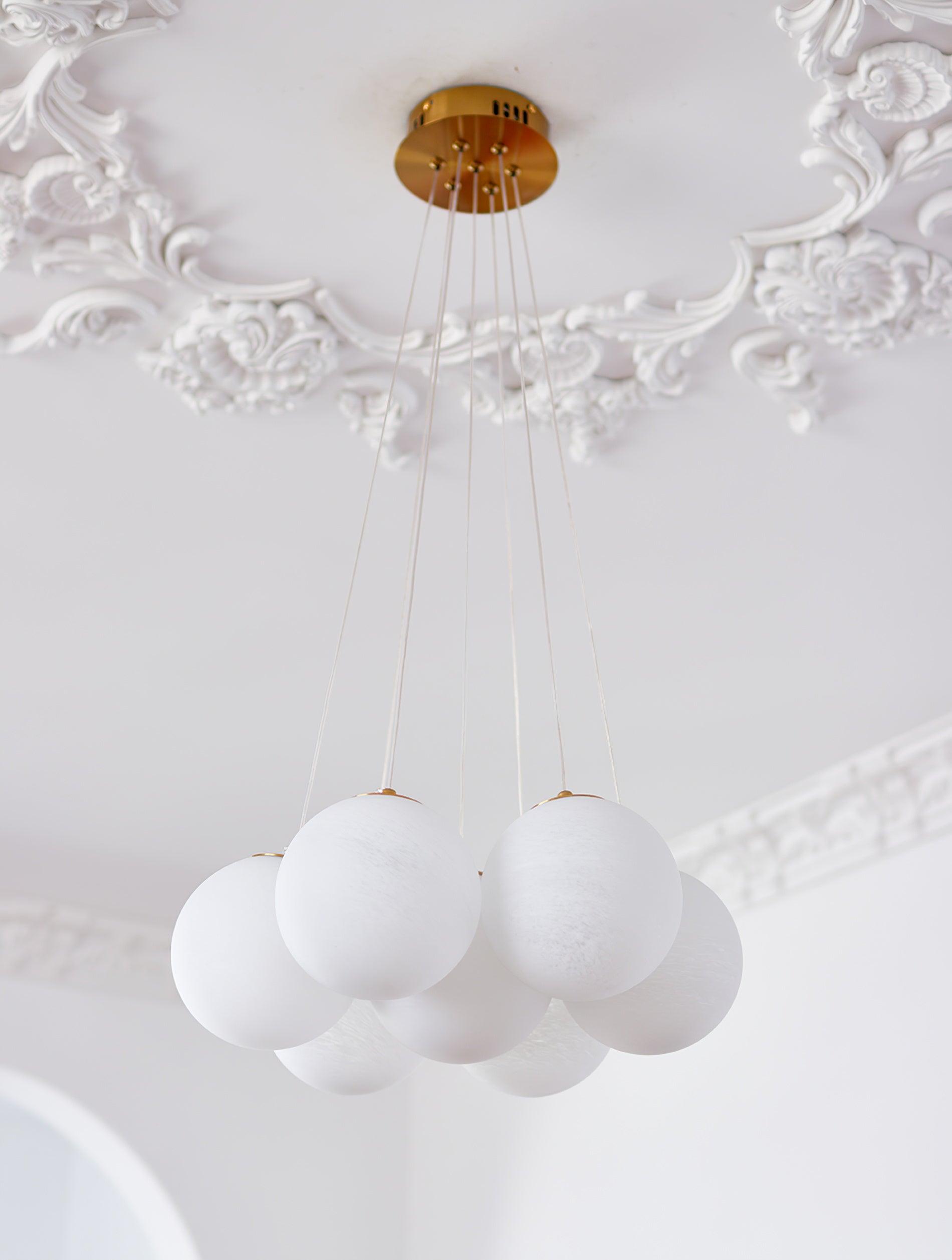 Glass Cluster Chandelier - Letslighting