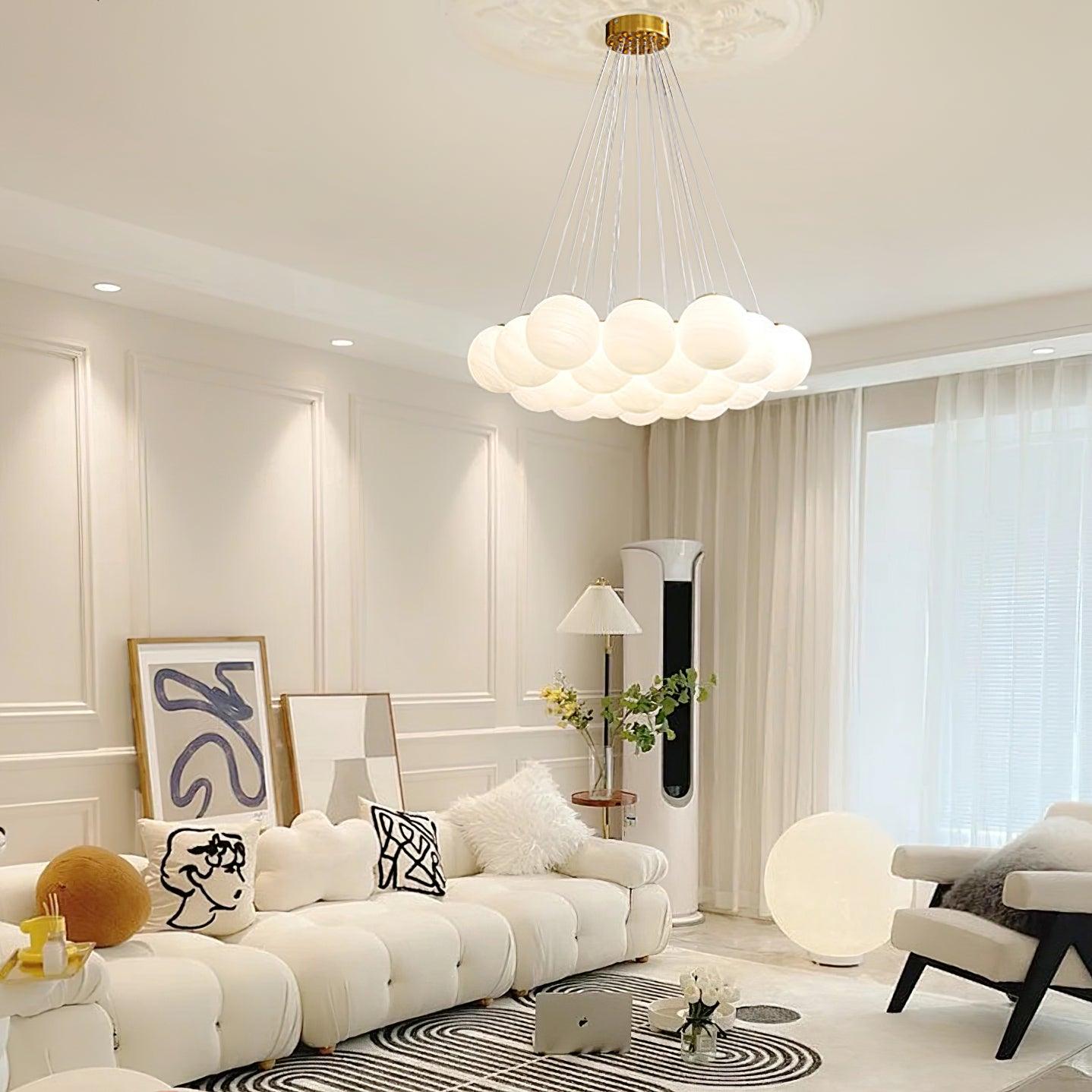 Glass Cluster Chandelier - Letslighting