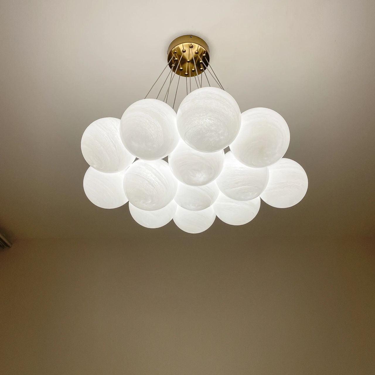 Glass Cluster Chandelier - Letslighting