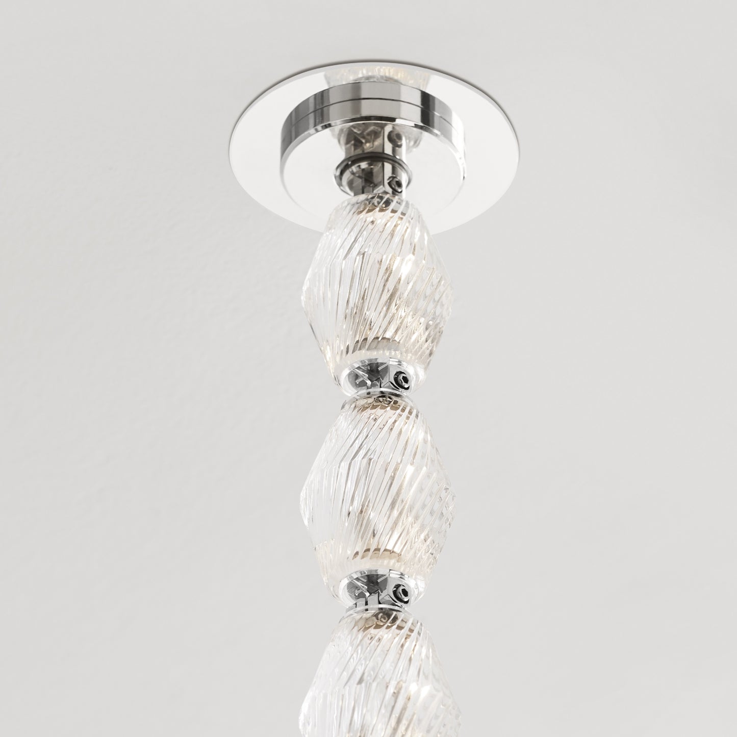 Pearlene Beaded Metal Chandelier - Letslighting
