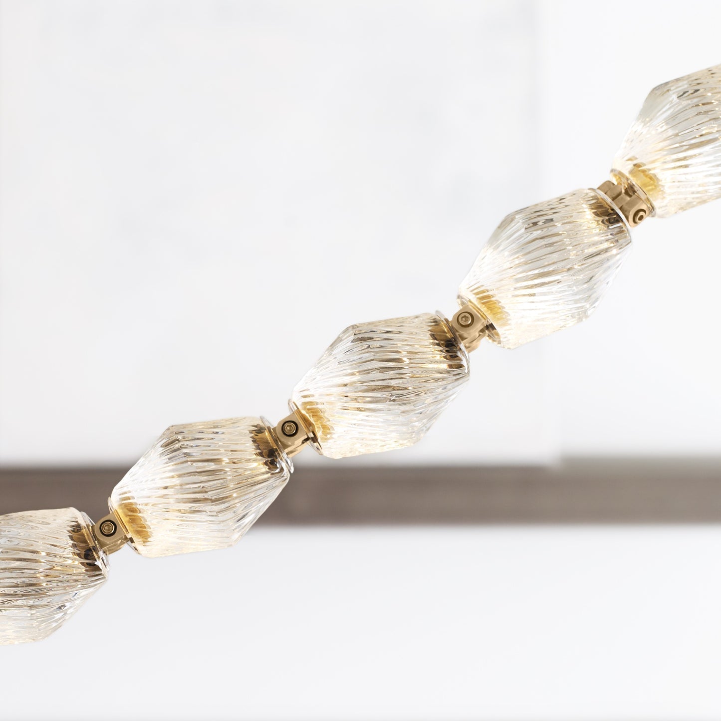 Pearlene Beaded Metal Chandelier - Letslighting