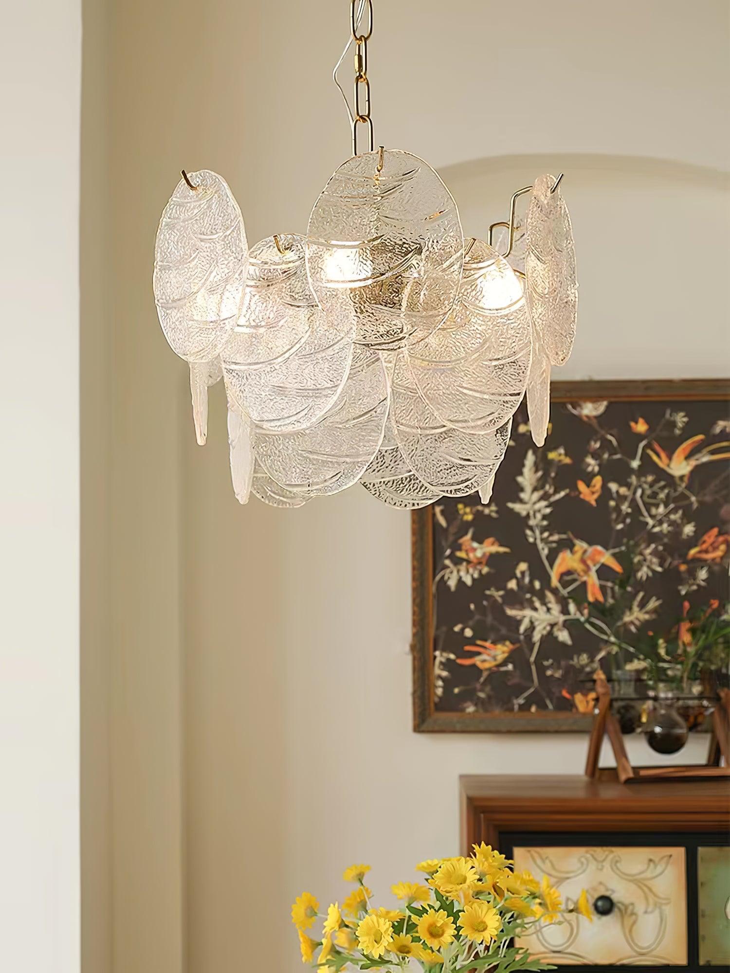 Glass Disc Chandelier - Letslighting
