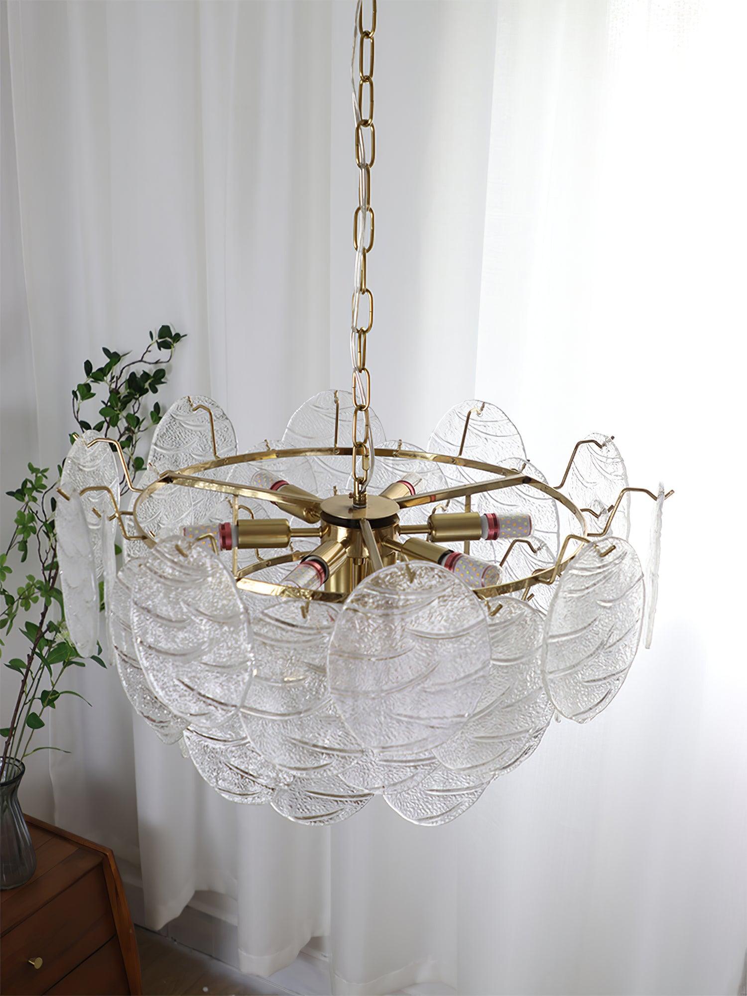 Glass Disc Chandelier - Letslighting