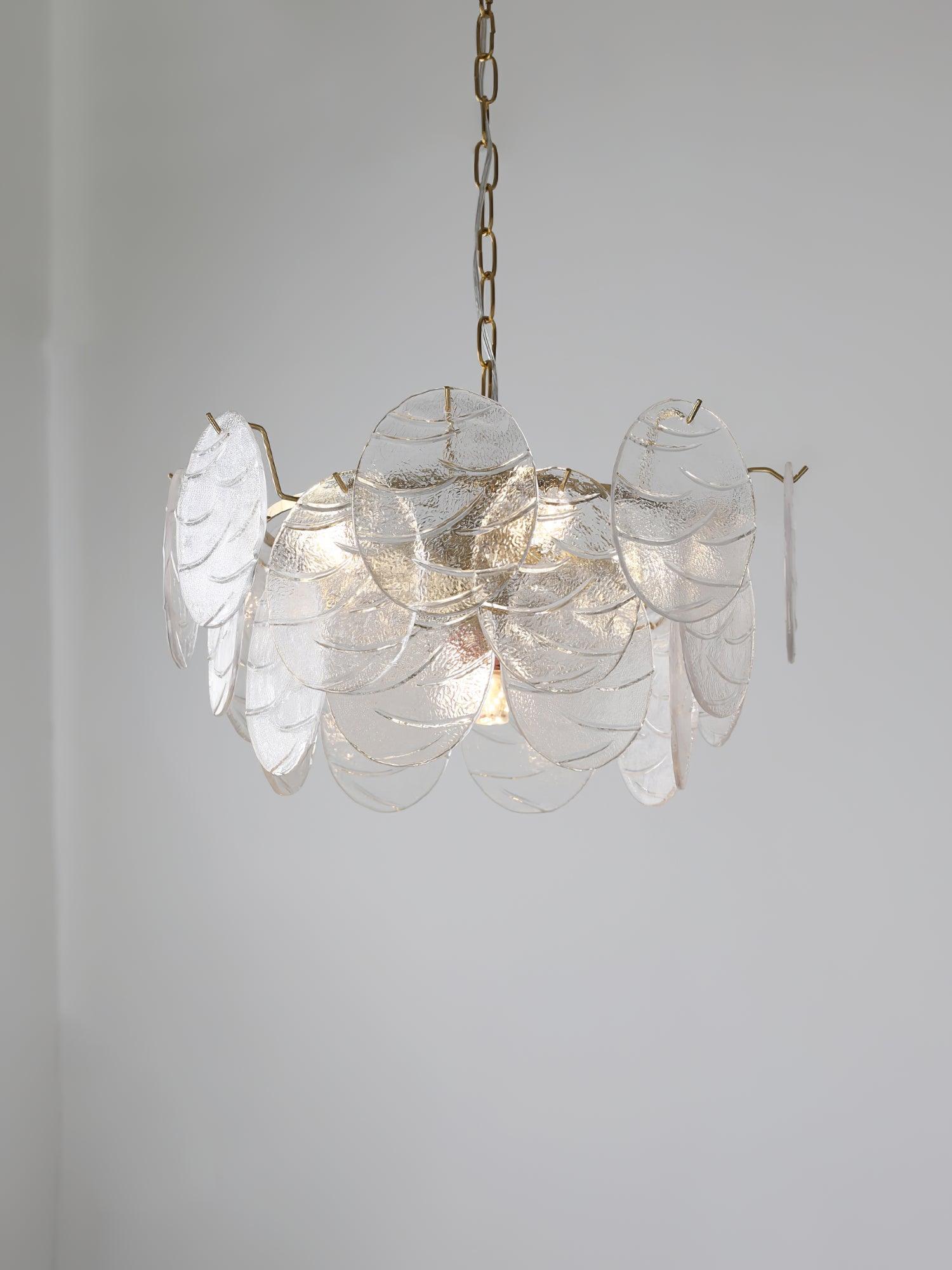 Glass Disc Chandelier - Letslighting