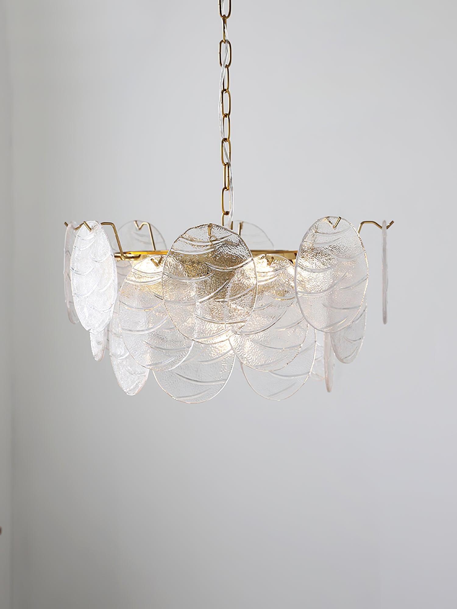Glass Disc Chandelier - Letslighting