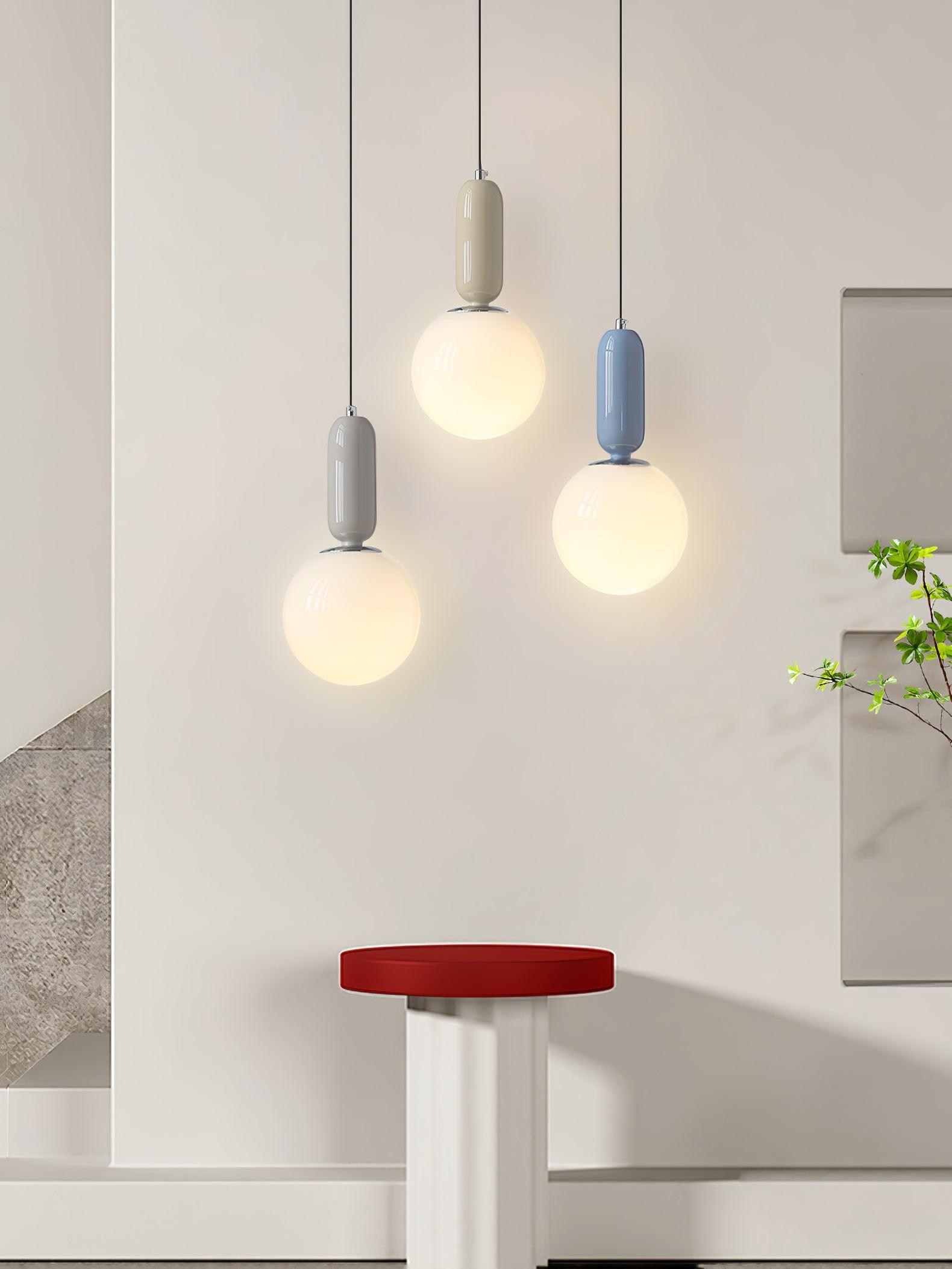 Glass Globe Ball Pendant Light - Letslighting