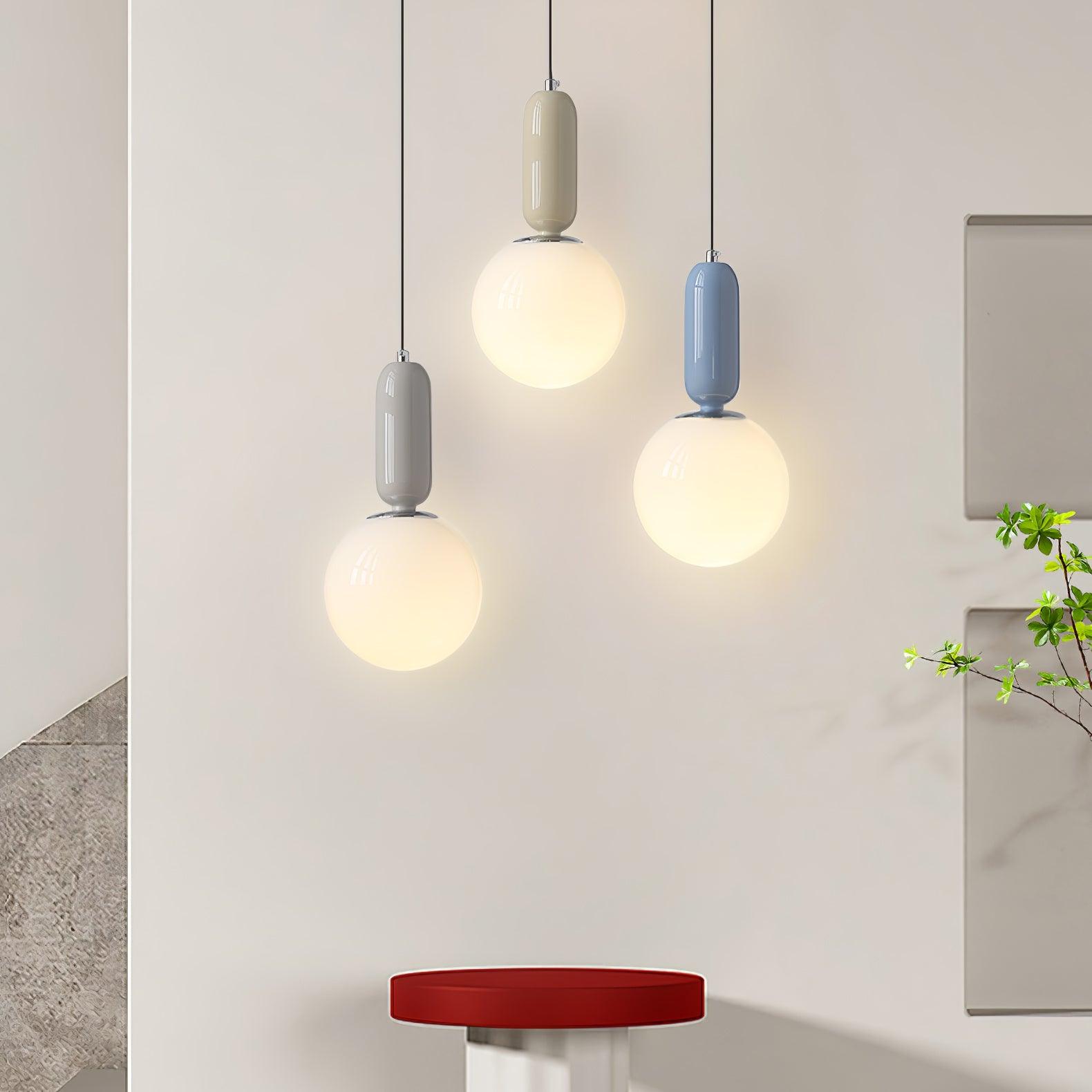 Glass Globe Ball Pendant Light - Letslighting
