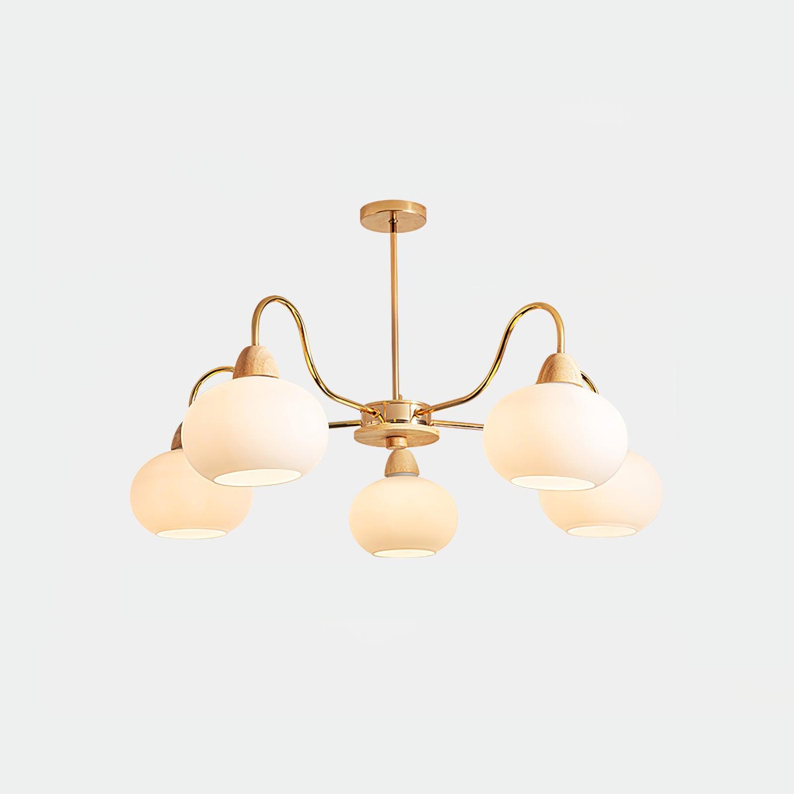 Zevena Glass Chandelier - Letslighting