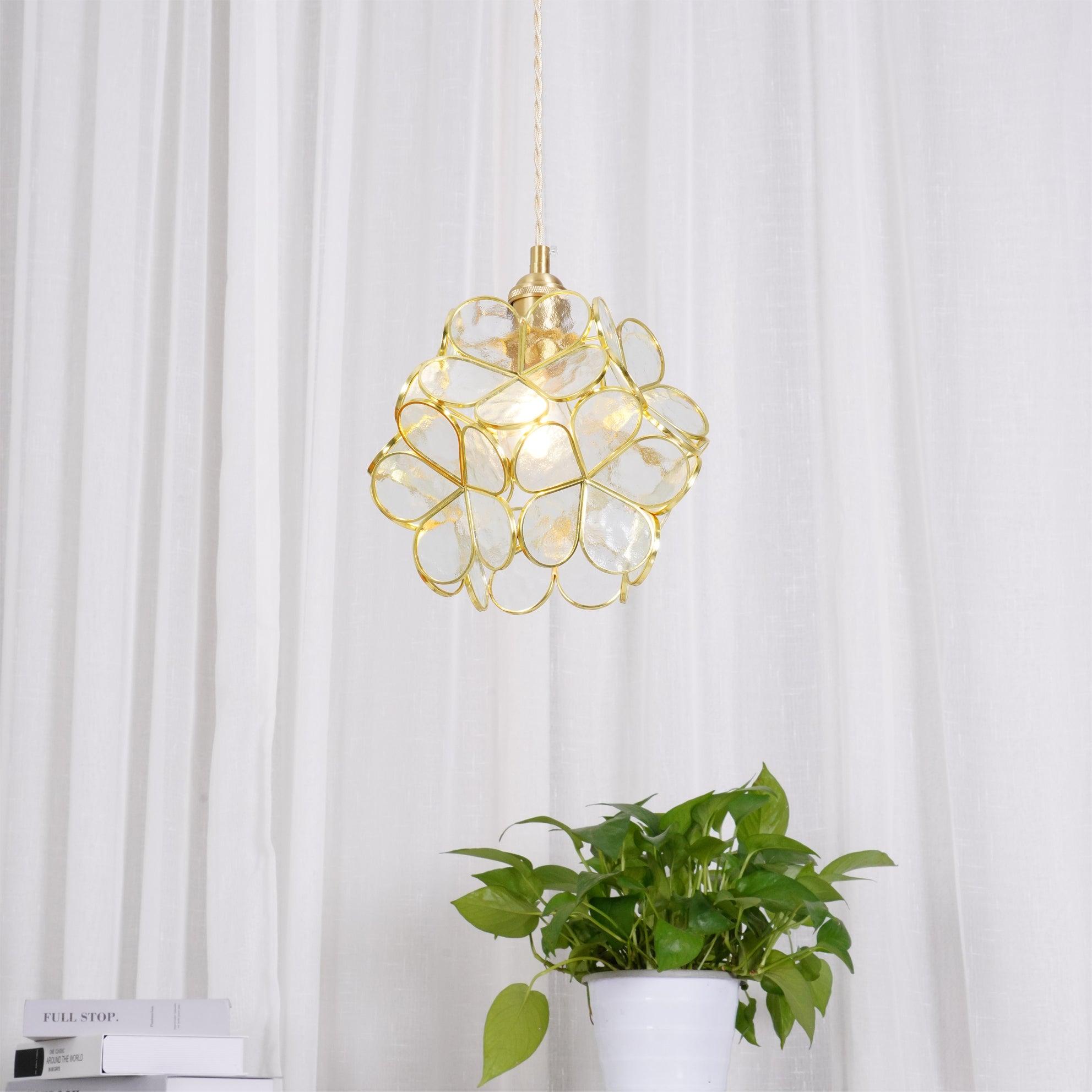 Glass Petal Pendant Light - Letslighting