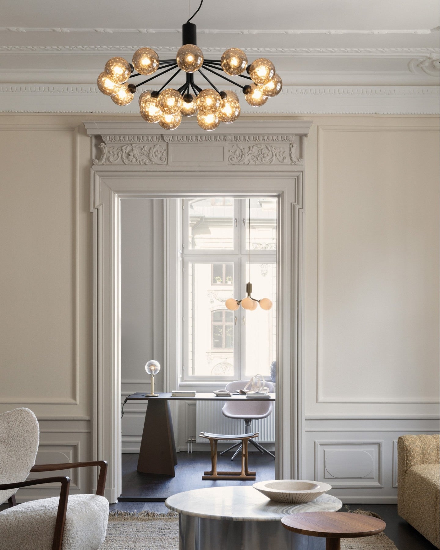 Glass Sphere Cluster Chandelier - Letslighting