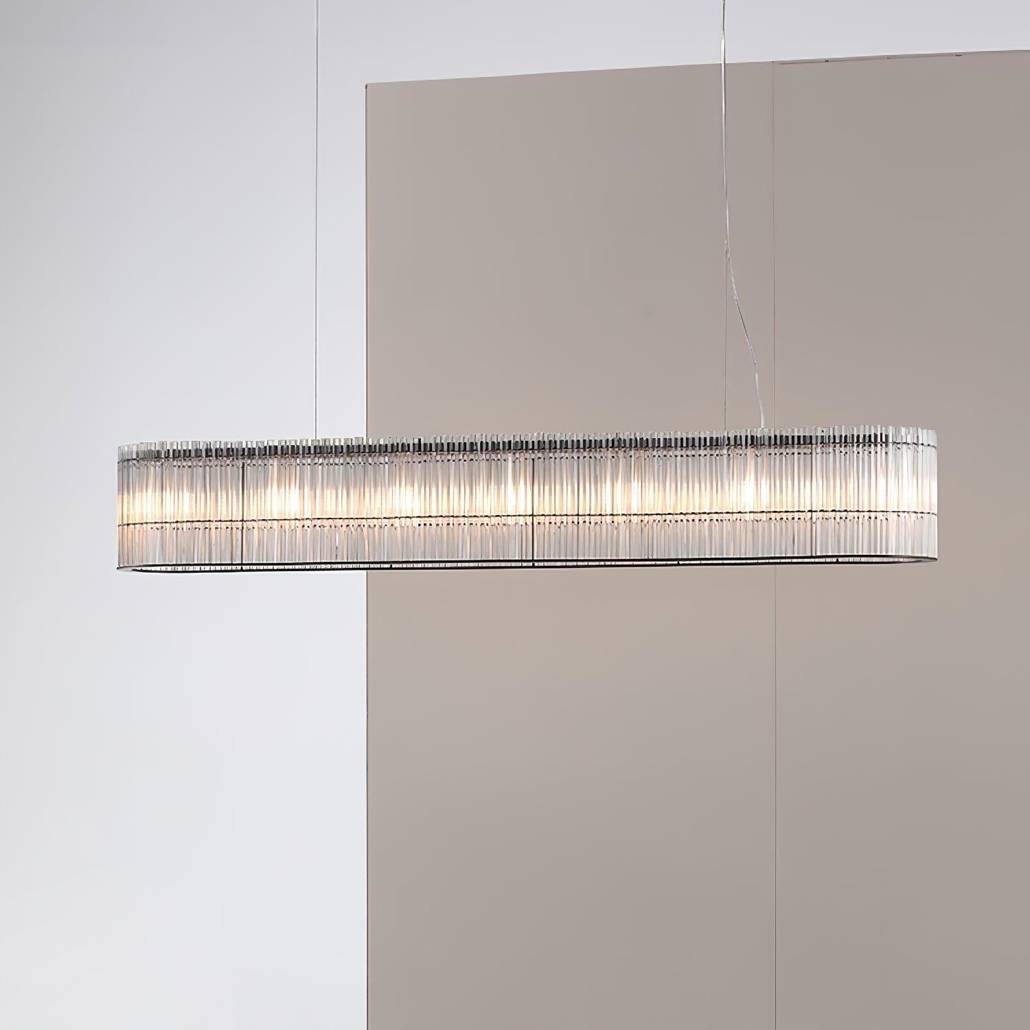 Glass Tube Ring Chandelier - Letslighting