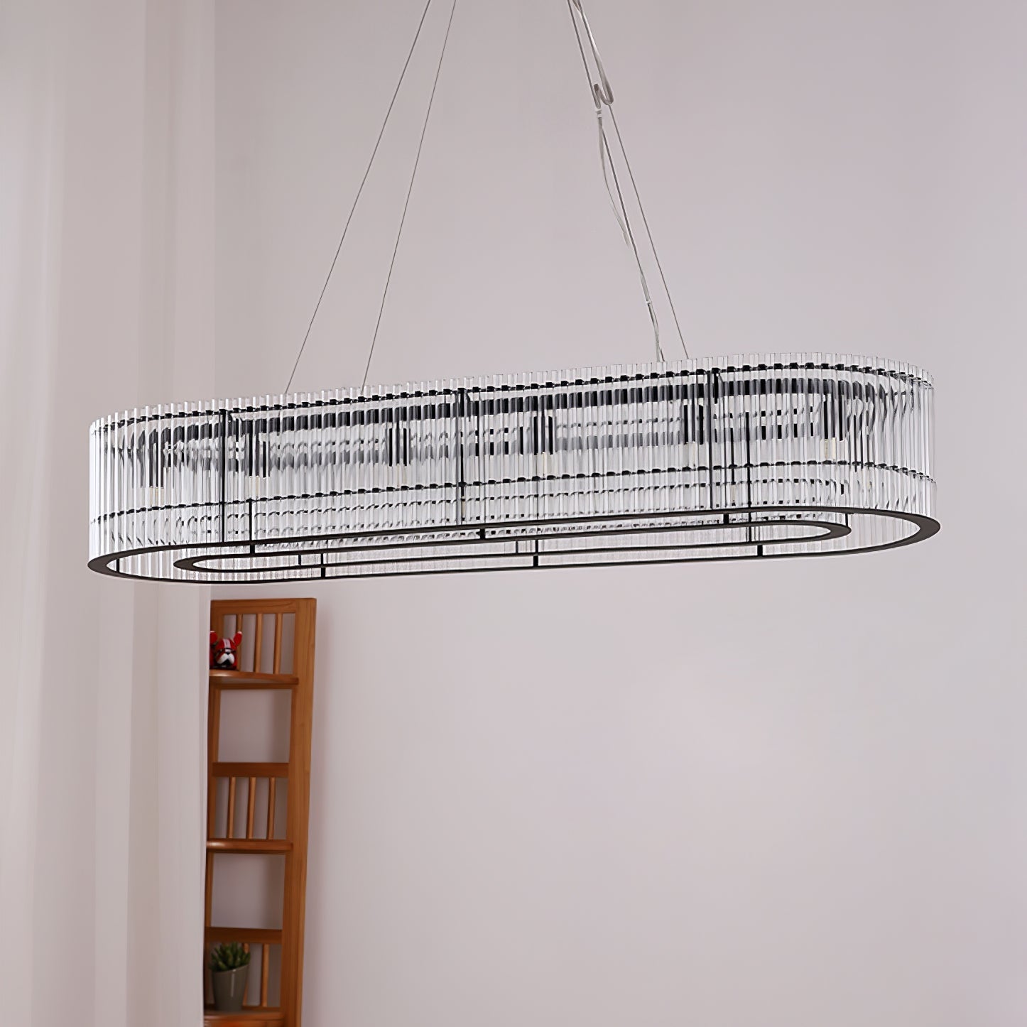 Glass Tube Ring Chandelier - Letslighting