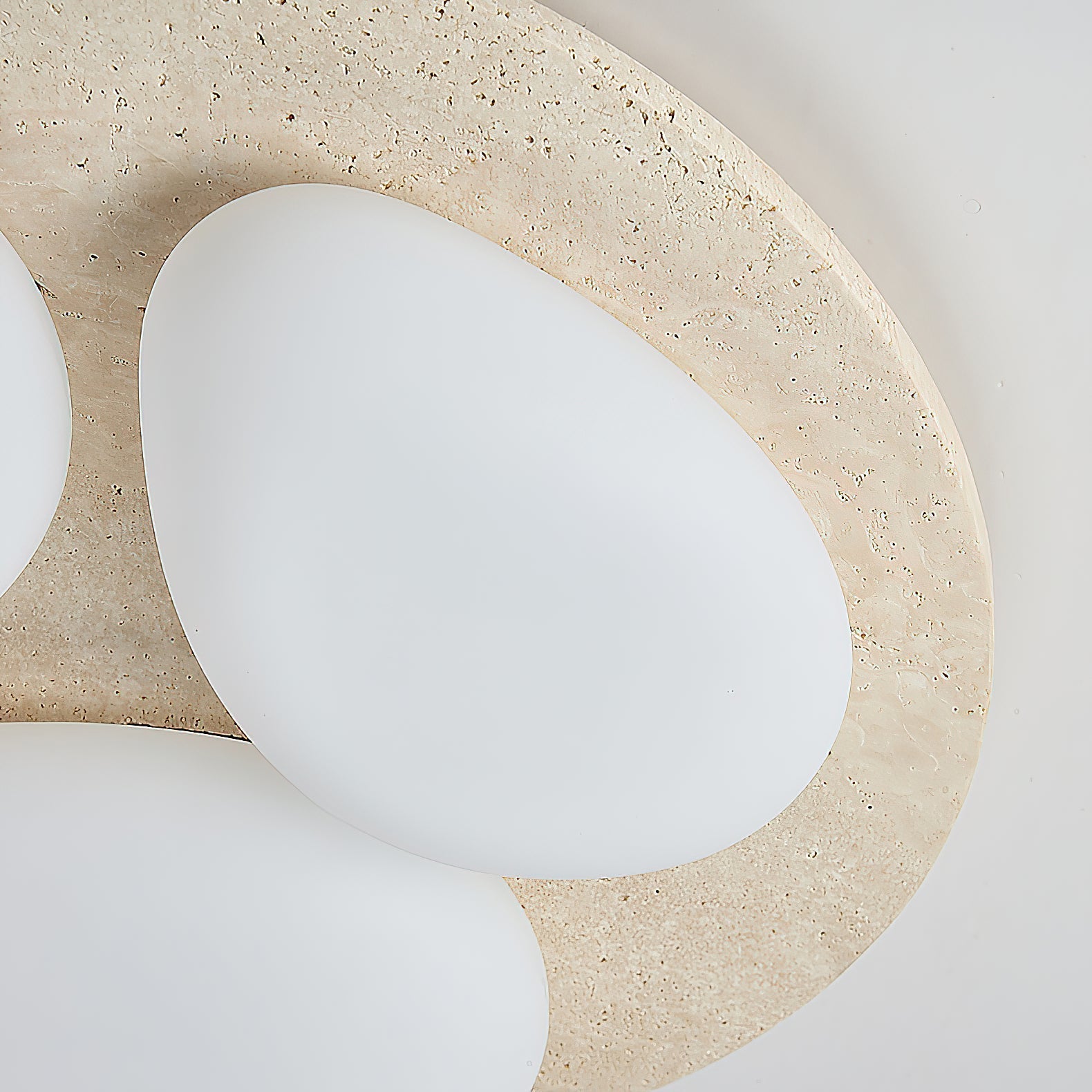 Lylaeen Modern Minimalist Travertine Plastic Ceiling Lamp - Lamp Copper