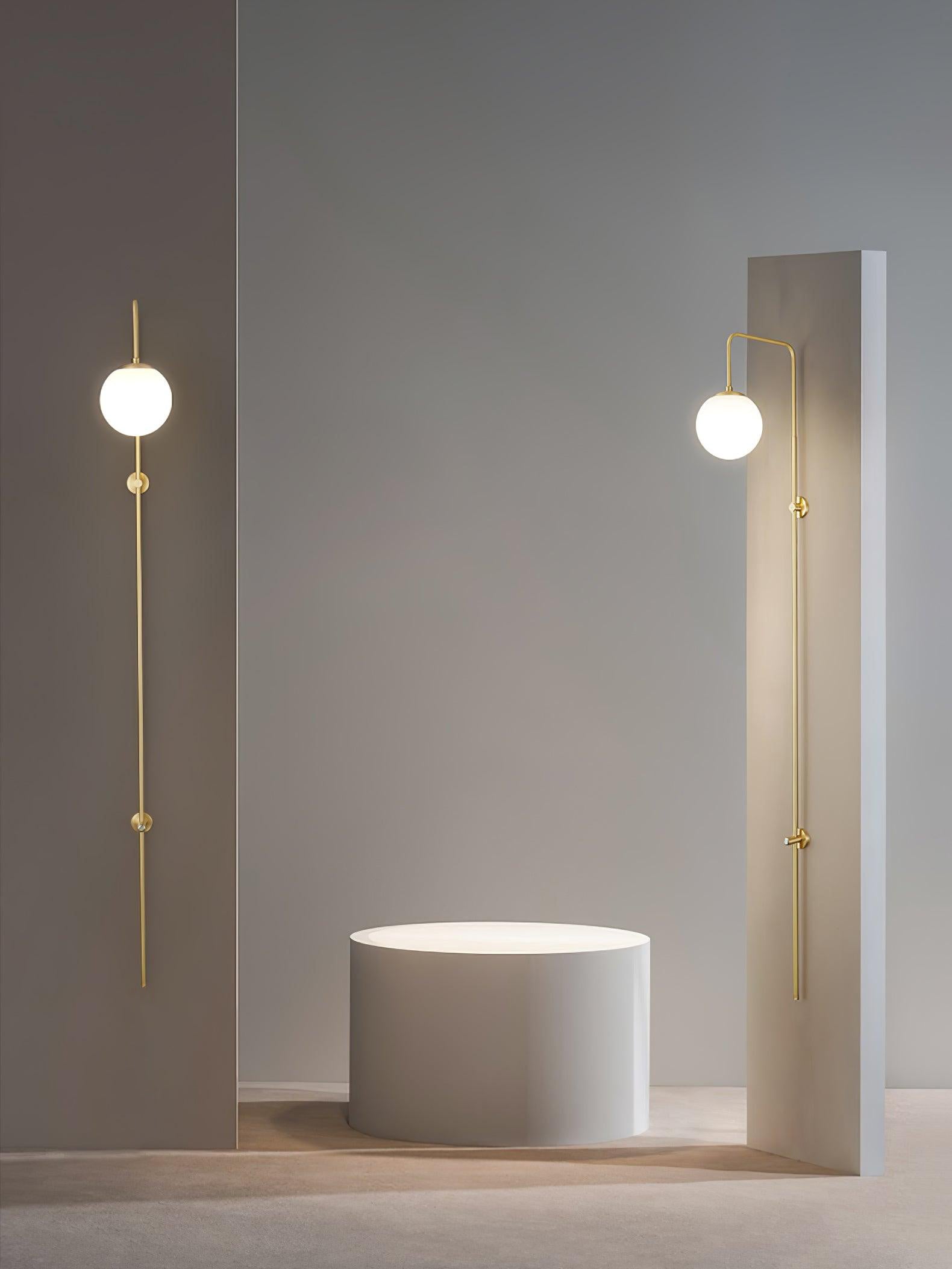 Globe Brass Wall Sconce - Letslighting