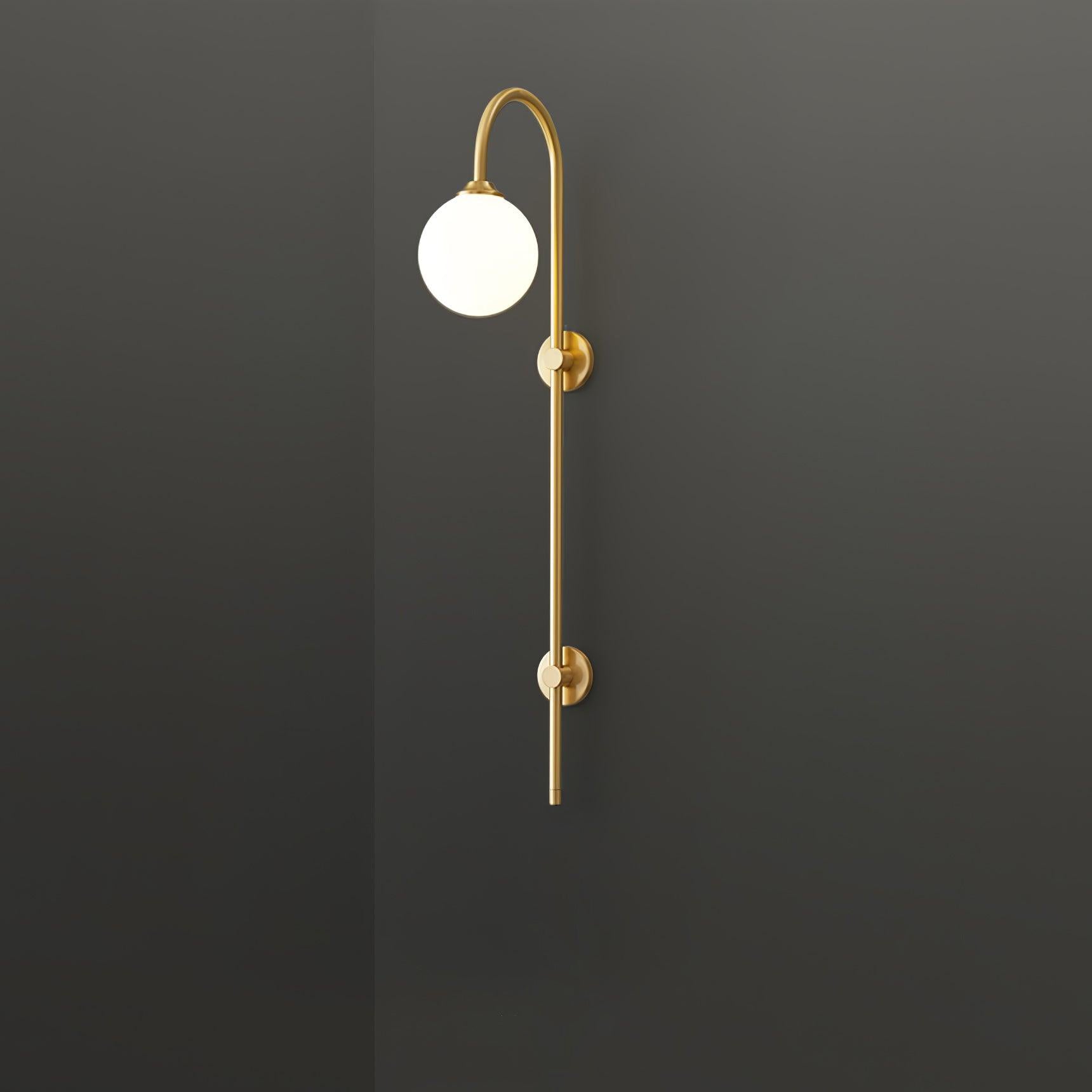 Globe Brass Wall Sconce - Letslighting