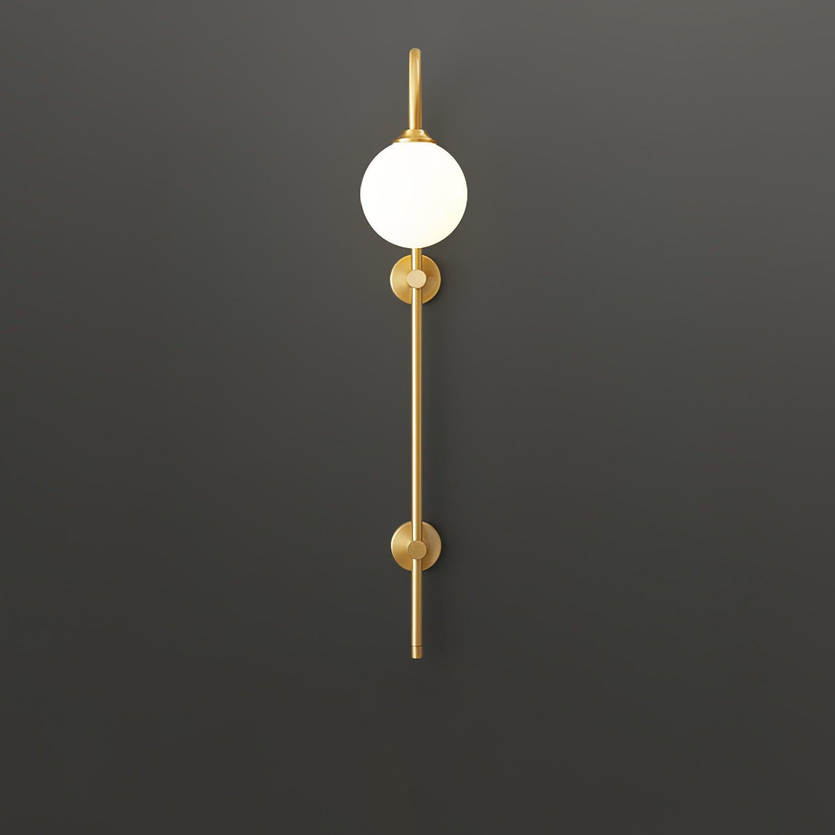 Globe Brass Wall Sconce - Letslighting