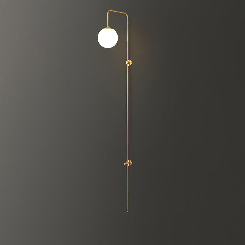 Globe Brass Wall Sconce - Letslighting