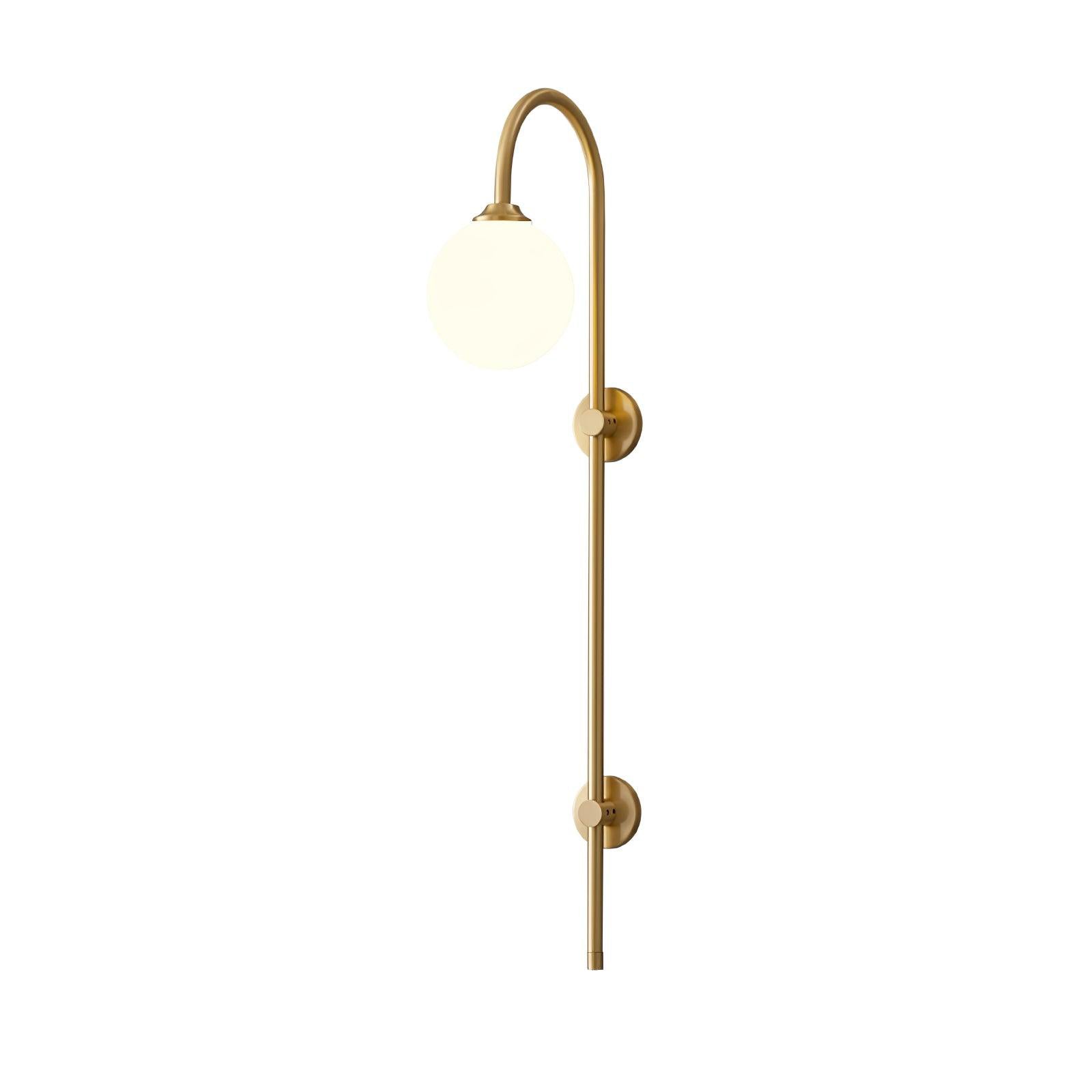 Globe Brass Wall Sconce - Letslighting