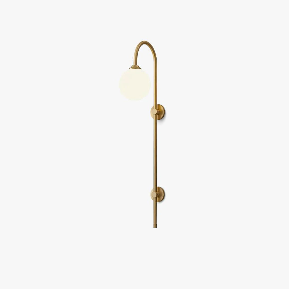 Globe Brass Wall Sconce - Letslighting