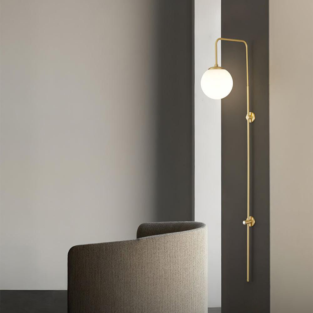 Globe Brass Wall Sconce - Letslighting