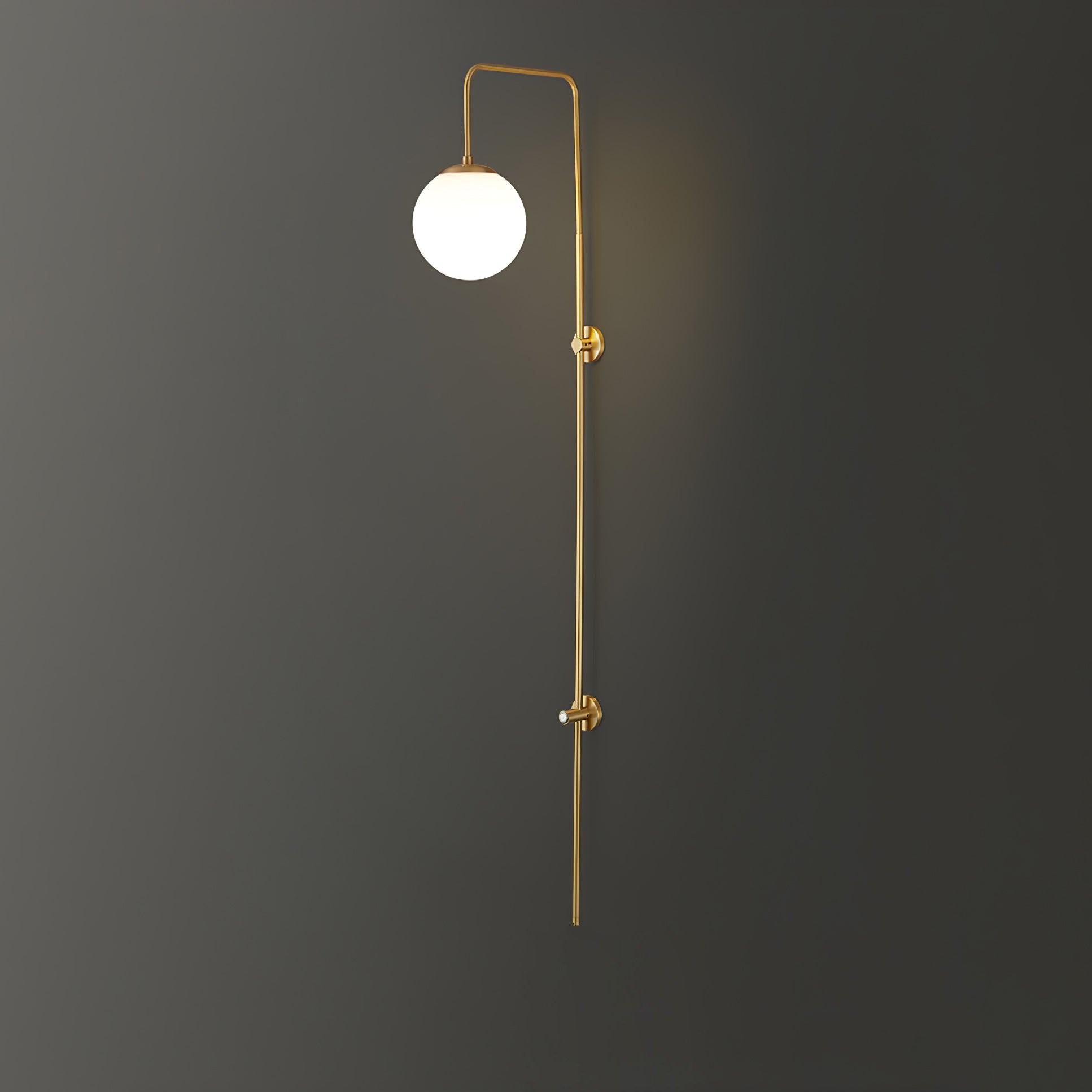 Globe Brass Wall Sconce - Letslighting