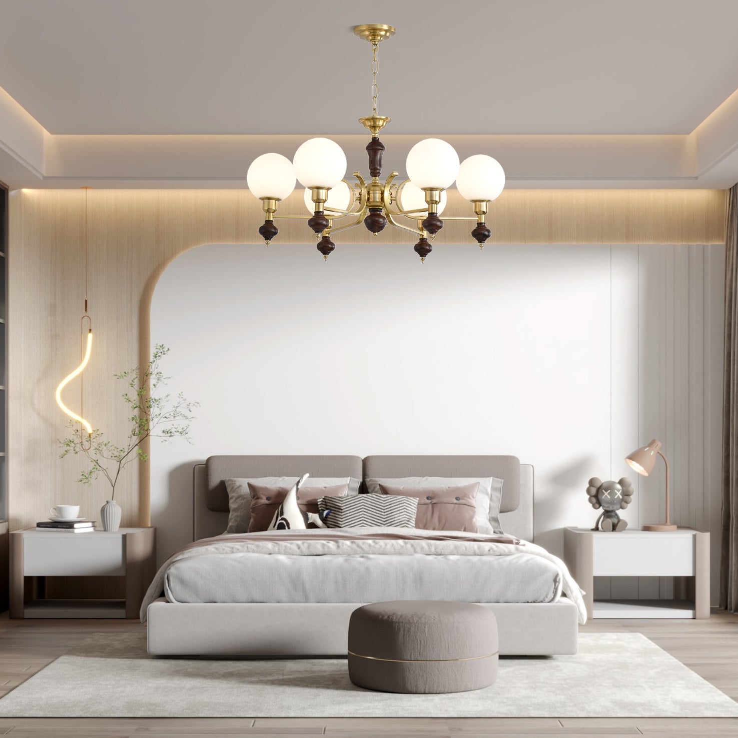 Globe Orb Chandelier - Letslighting